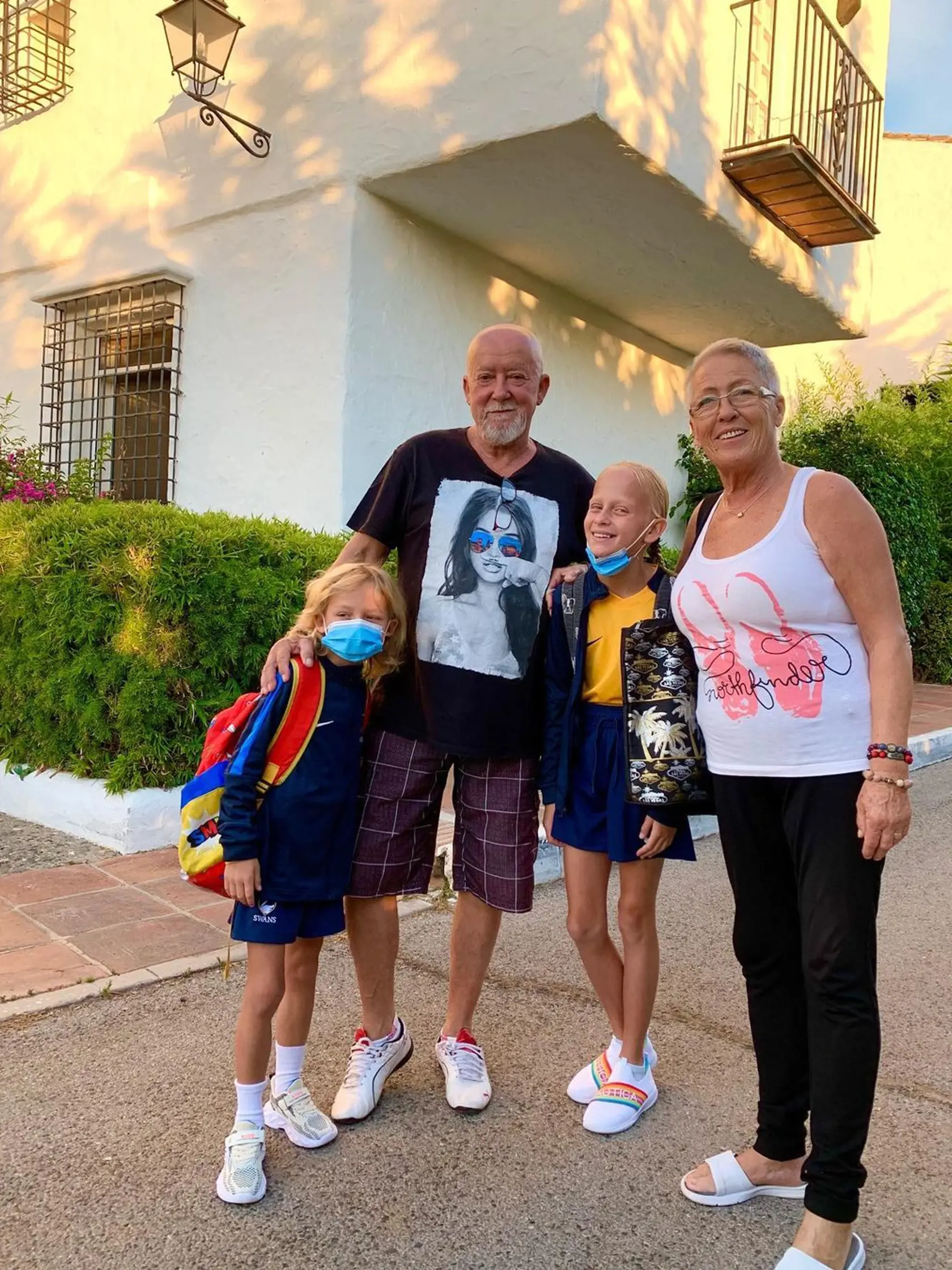Viera a Ľubomír často chodievali za dcérou a vnúčatami na Miami.