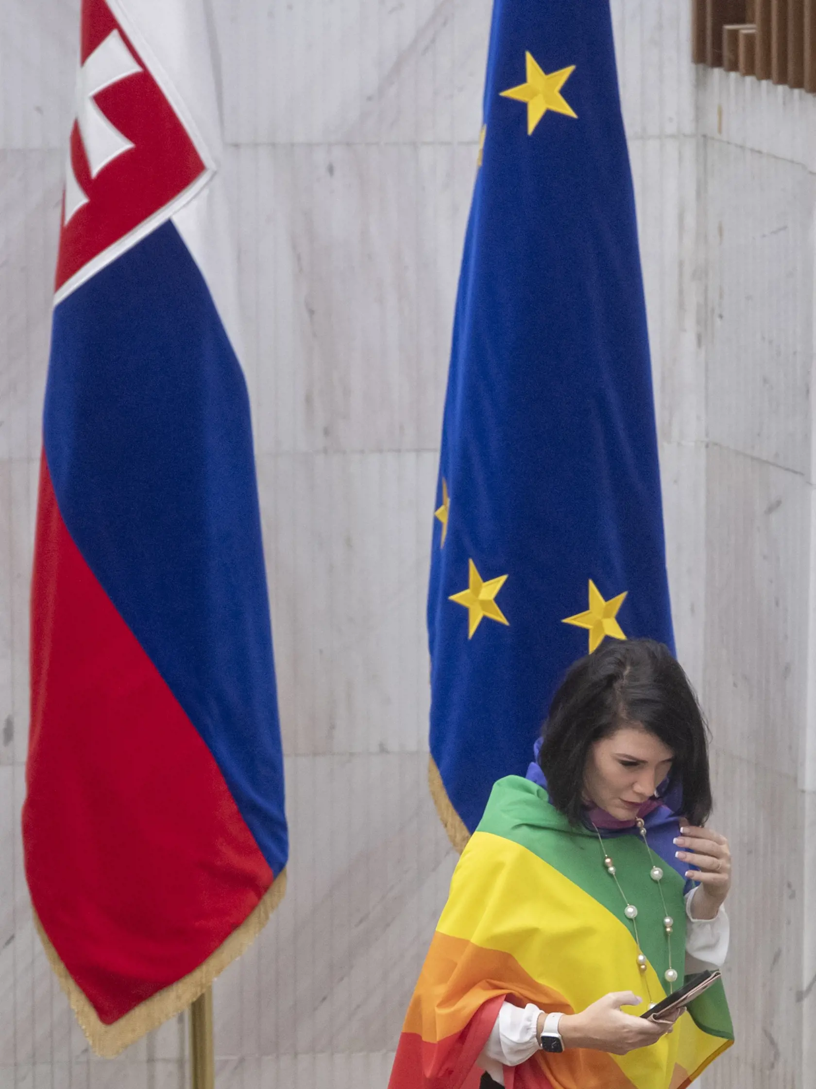 Na snímke poslankyňa parlamentu SR Jana Bittó - Cigániková (SaS) počas 67. schôdze Národnej rady SR 28. júna 2022 v Bratislave. FOTO TASR - Martin Baumann