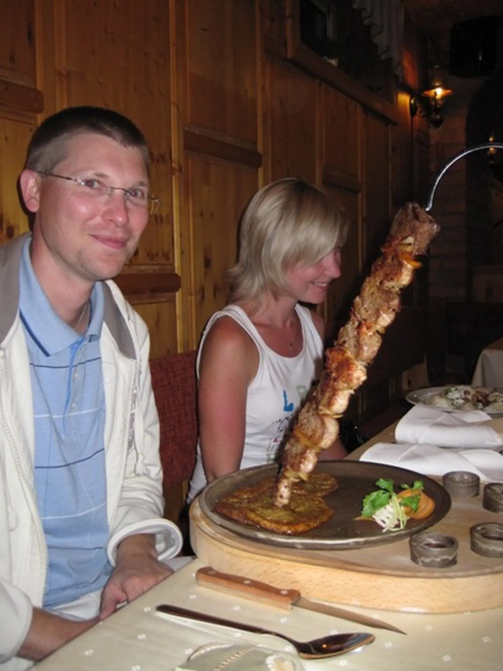 Špíz v reštaurácii
v Liptovskom Mikuláši.