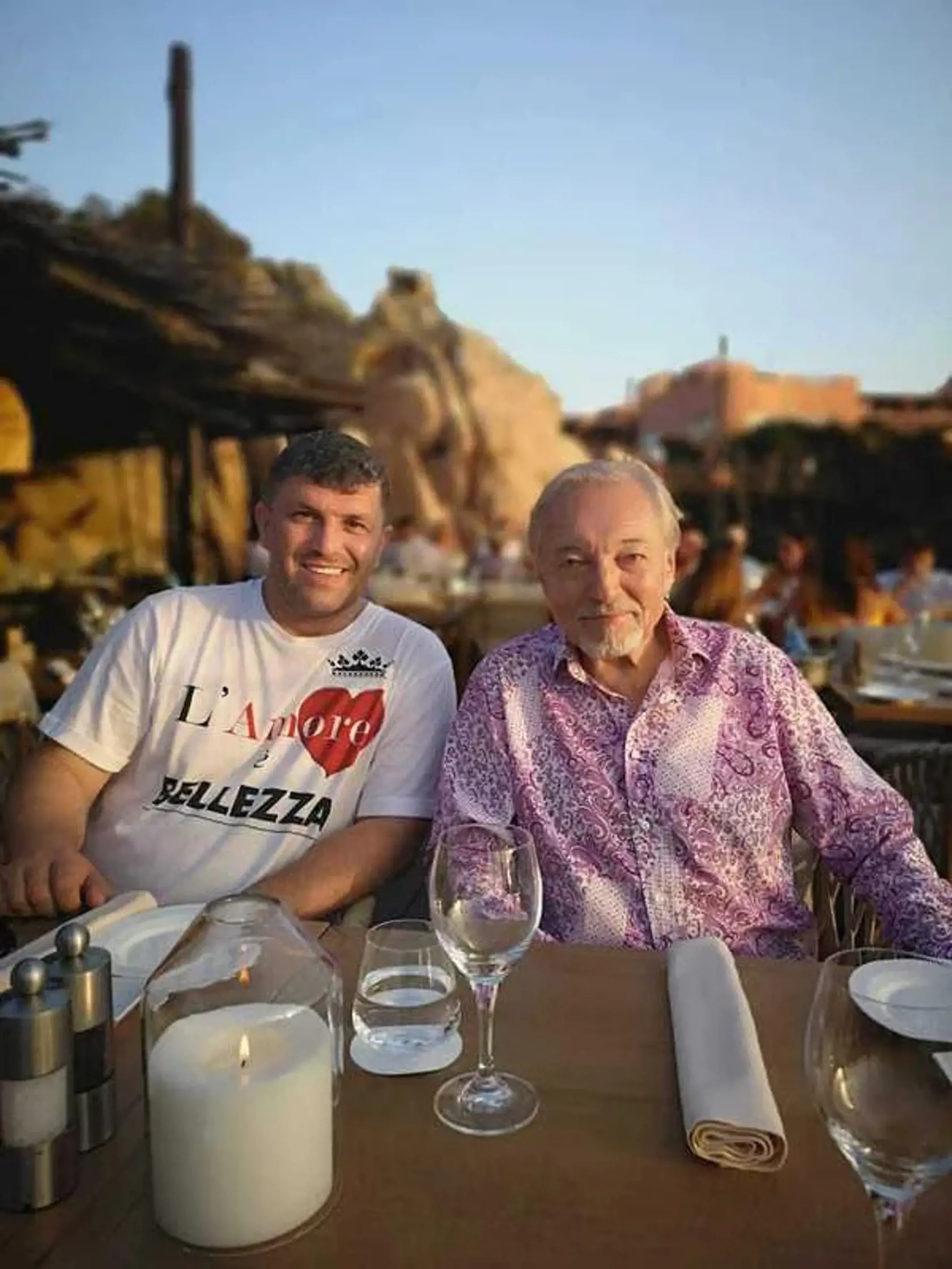 Karel Gott a Leon Tsoukernik.