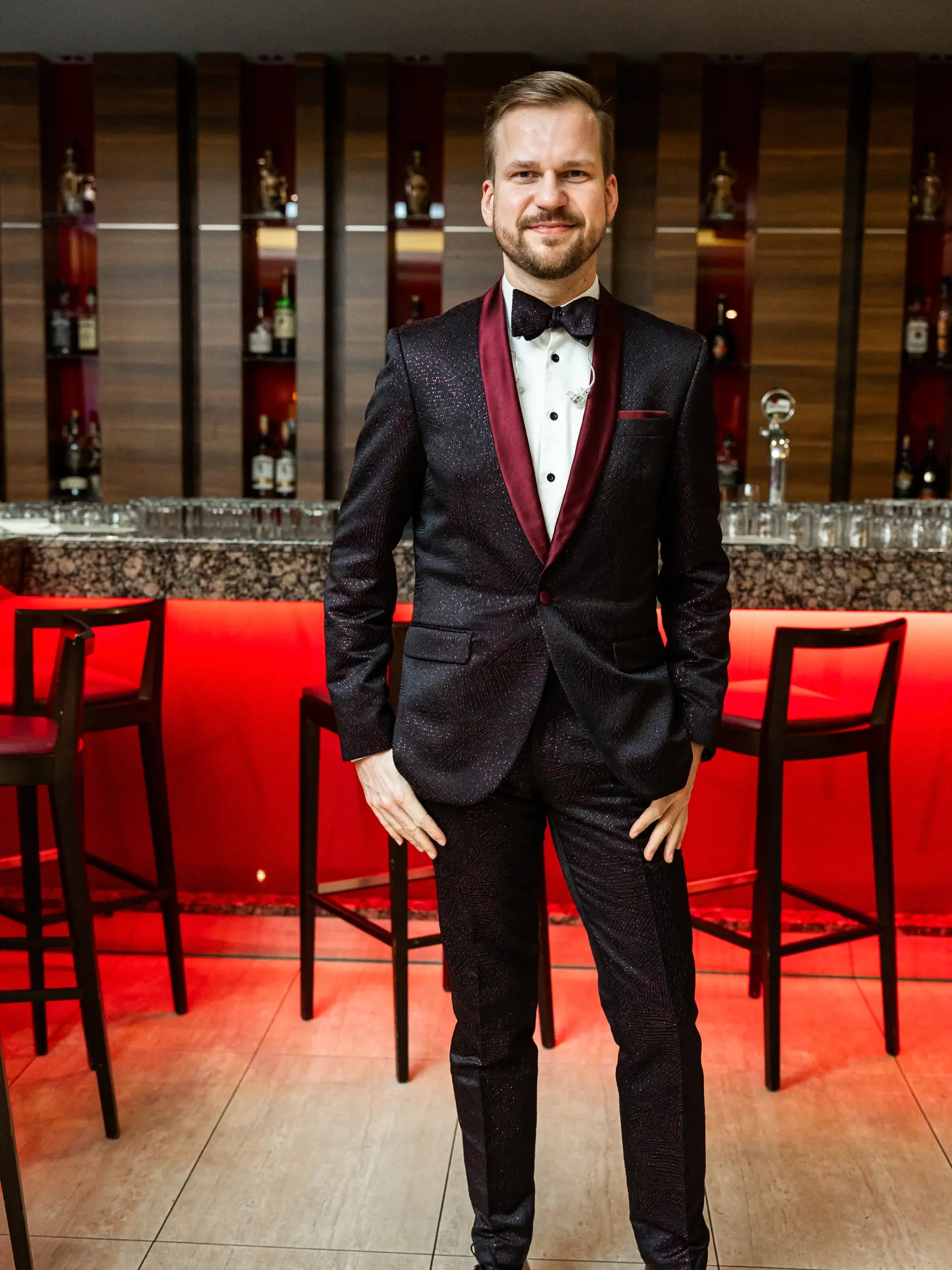 2. ročník univerzitného plesu v Trnave. Na snímke Martin Chodúr. 