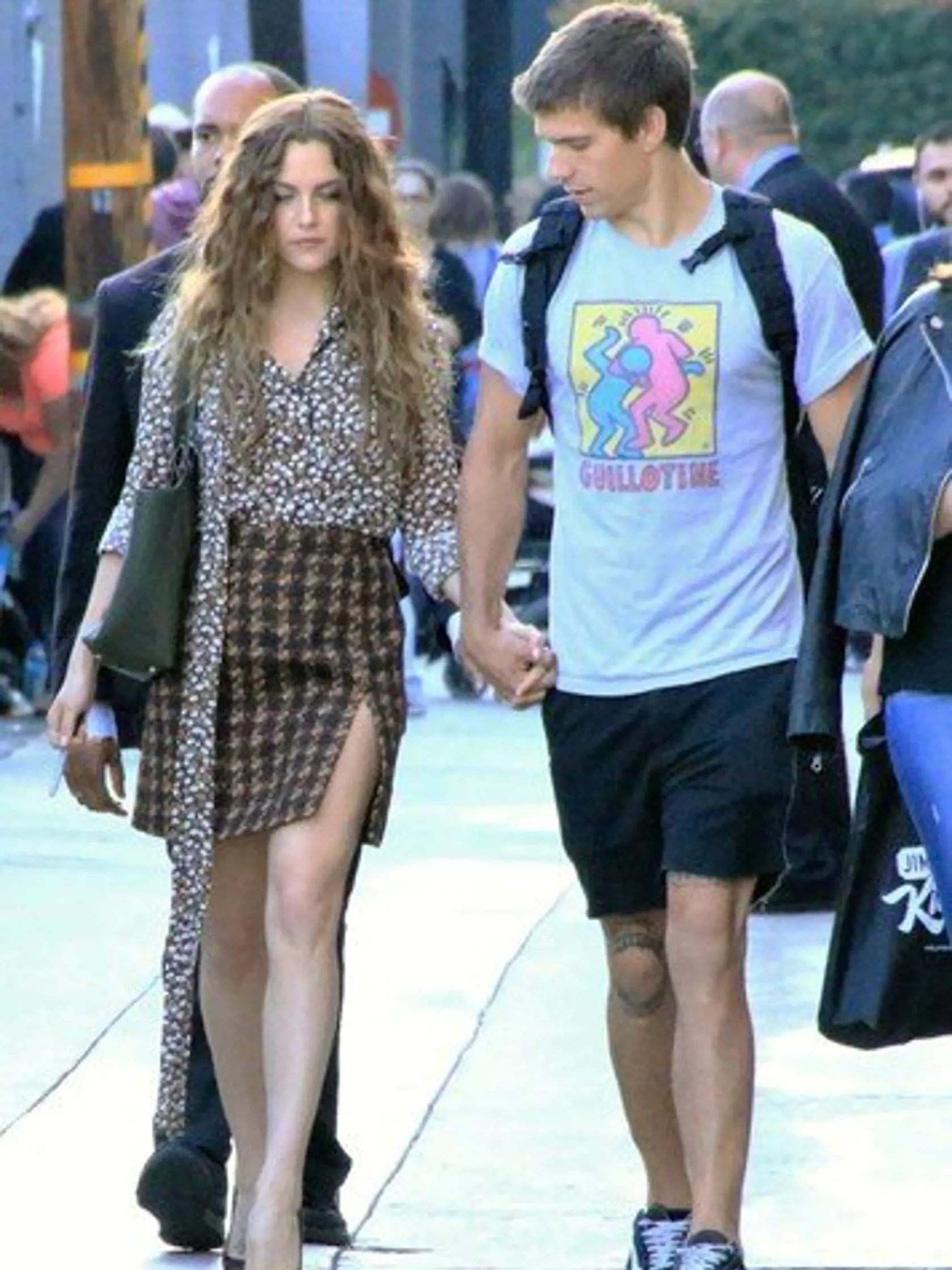 151811, Riley Keough is accompanied by her husband Ben Smith-Peterson at the Jimmy Kimmel studio for Riley's appearance on Jimmy Kimmel Live! Los Angeles, California - Wednesday May 11, 2016., Image: 284048029, License: Rights-managed, Restrictions: , Model Release: no, Credit line: Profimedia, Pacific coast news