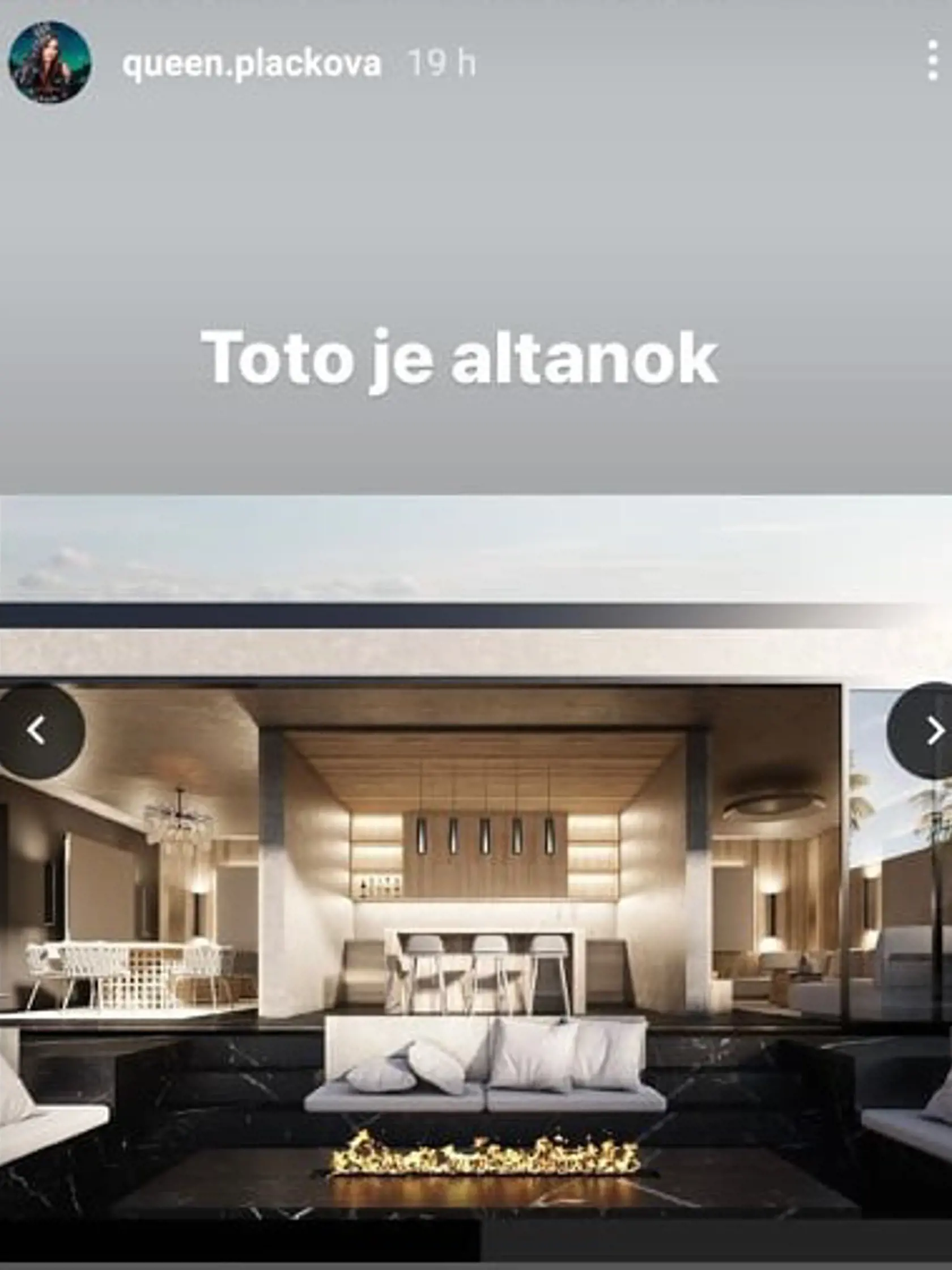 Do záhrady si dala altánok.