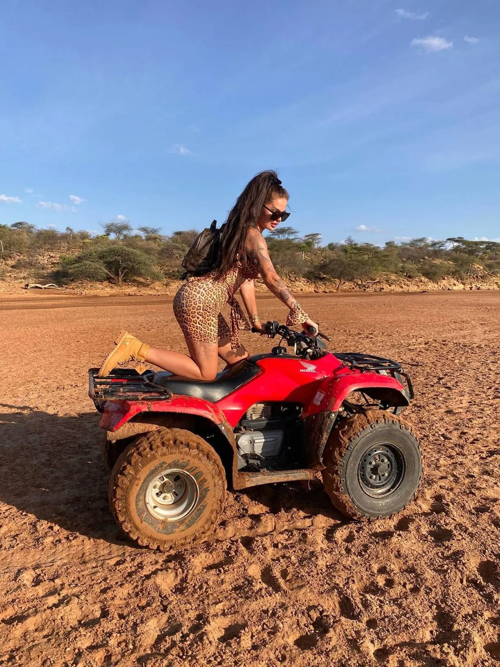 Zuzana Plačková v Afrike.