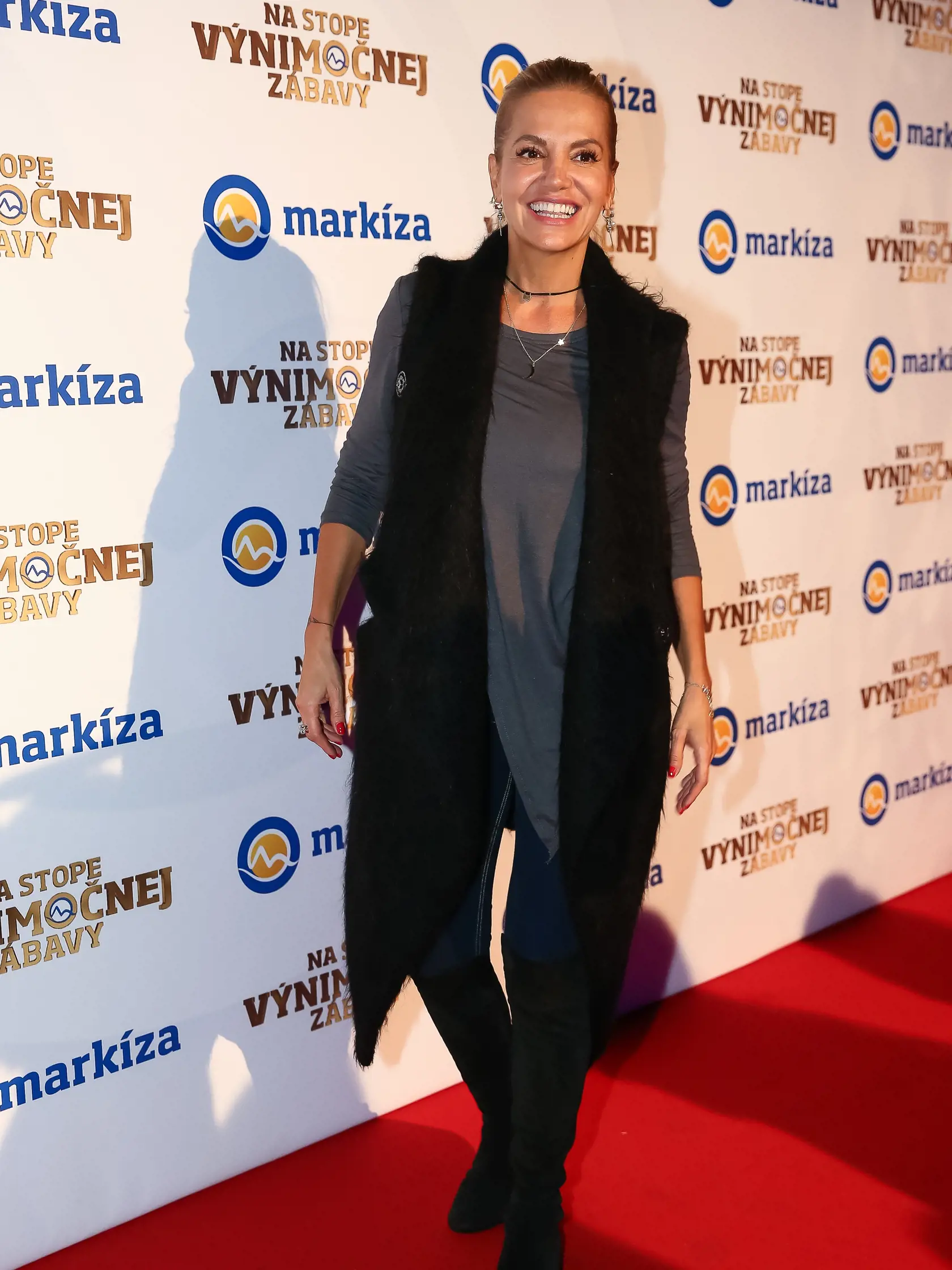 Markíza párty 2017 v Bratislavskej Refinery Gallery k príležitosti predstavenia novej vysielacej štruktúry na rok 2018. Na snímke Dara Rolins