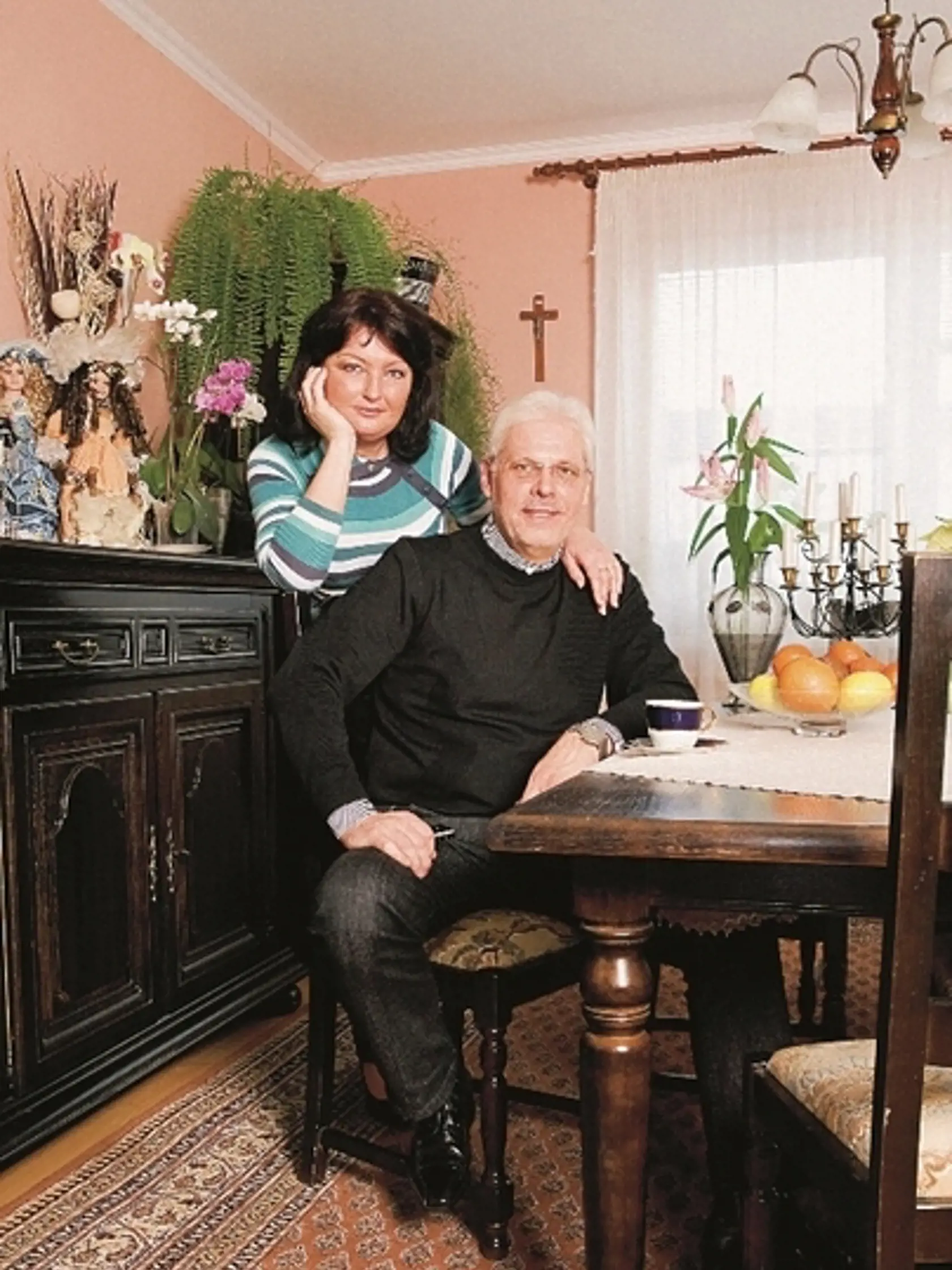 Karol Farkašovský s manželkou