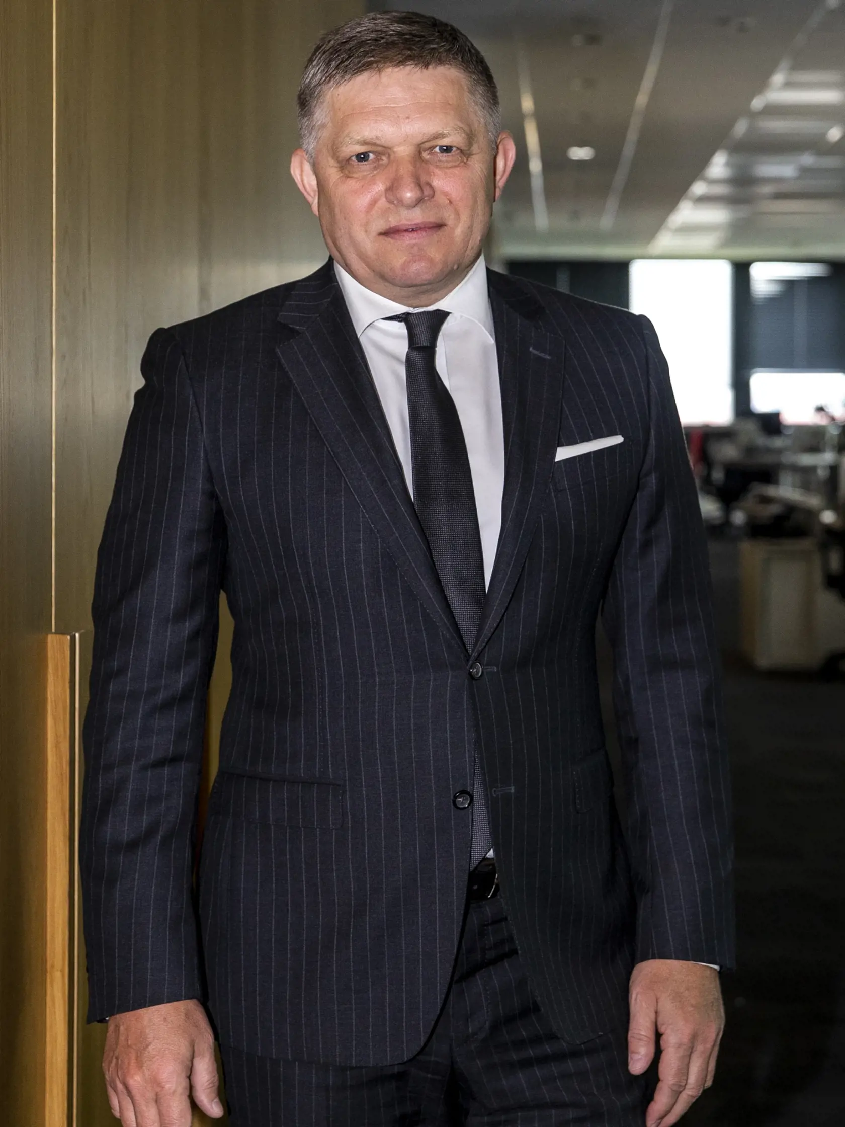 Diskusná relácia "Karty na stôl", ktorej hosťom bol Robert Fico. 