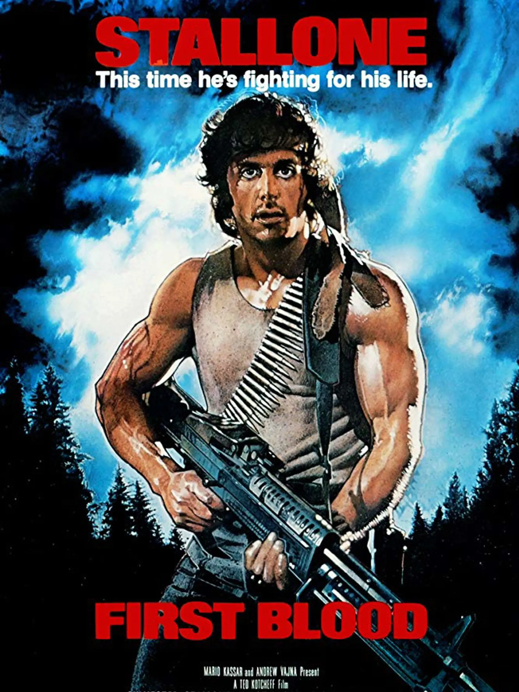 Jedným z producentov filmu Rambo – a jeho pokračovaní – bol aj Andrew Vajna. Hlavnú postava, veterána Johna Ramba, vo filme stvárnil Sylvester Stallone.