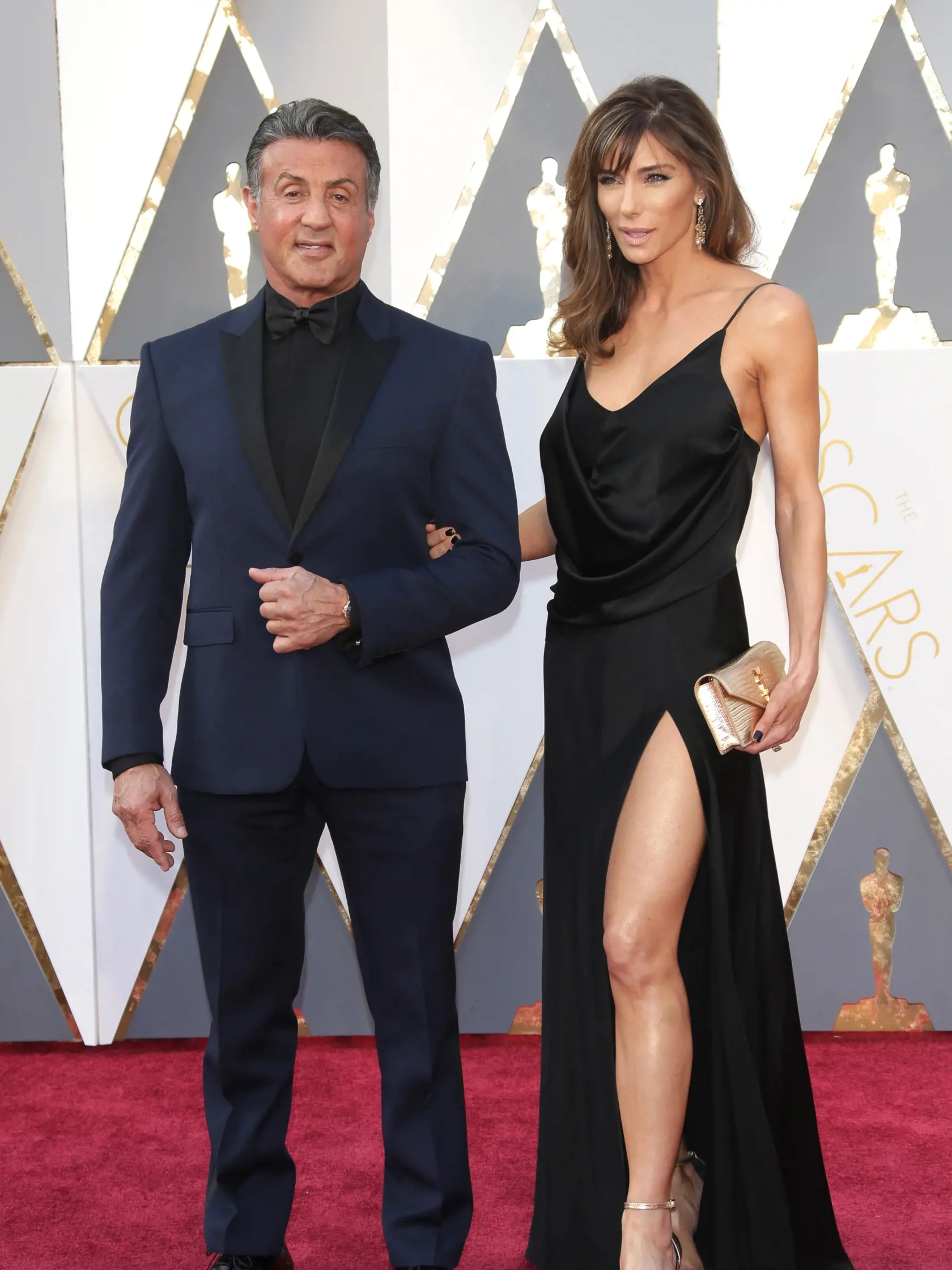 Manželia, herec Sylvester Stallone a modelka Jennifer Flavinová.