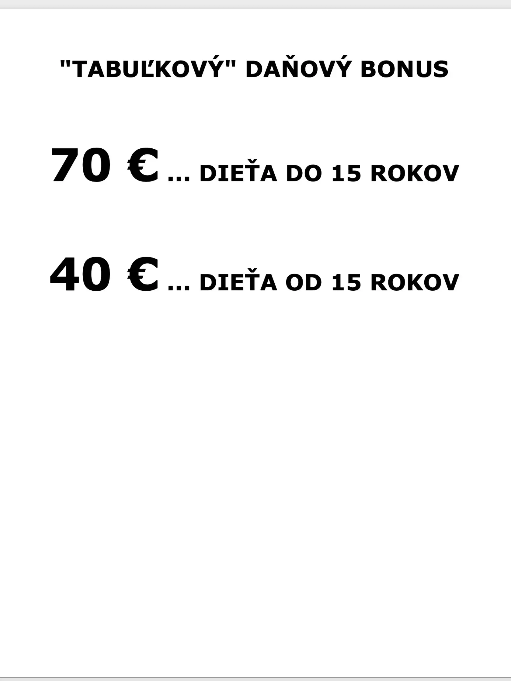 Jozef Mihál vysvetľuje, koľko musíte zarobiť, aby ste dostali plný daňový bonus?