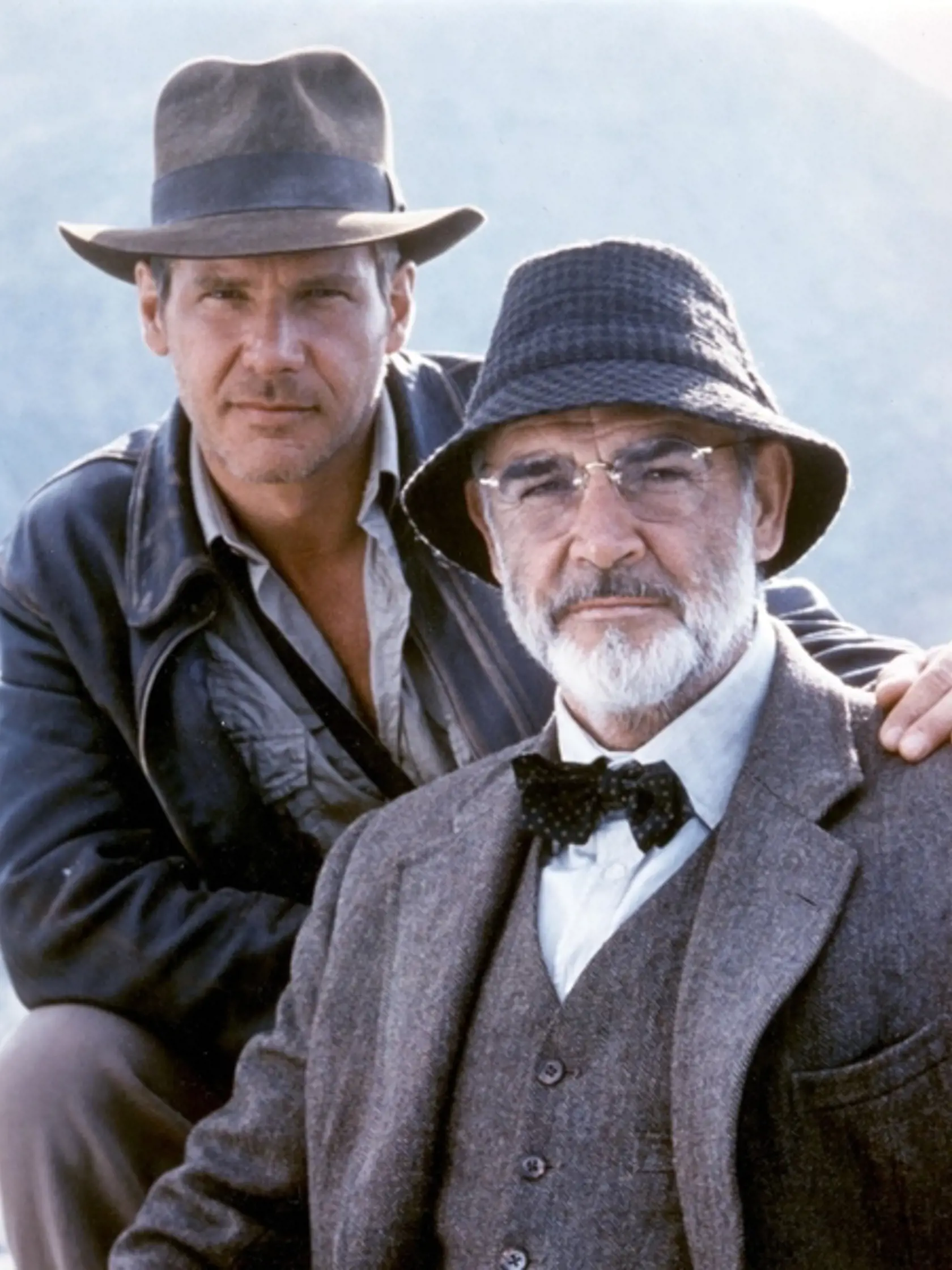 Sean Connery s Harrisonom Fordom vo filme Indiana Jones
