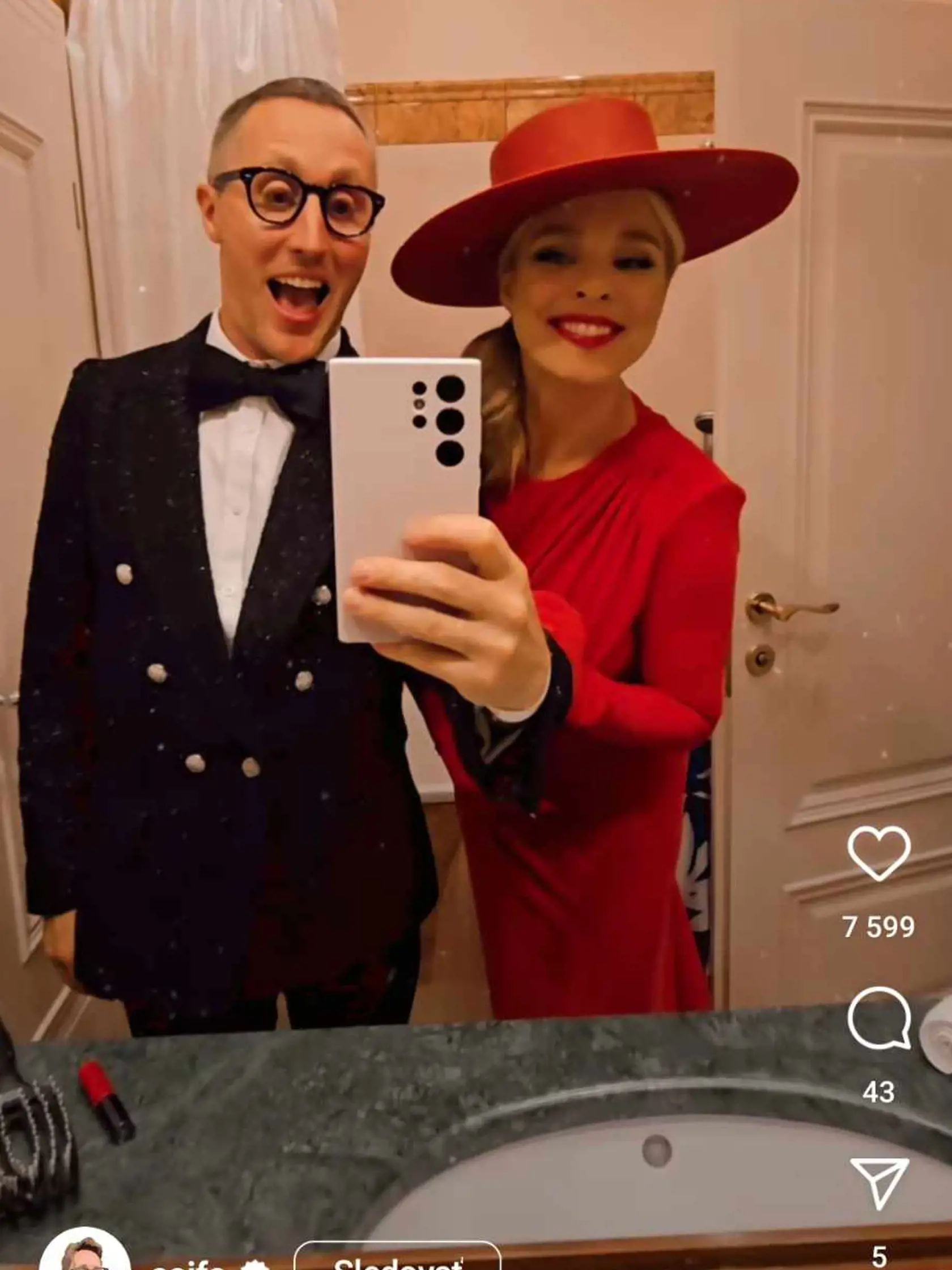 Takto sa manželia vyparádili na otvorenie festivalu.