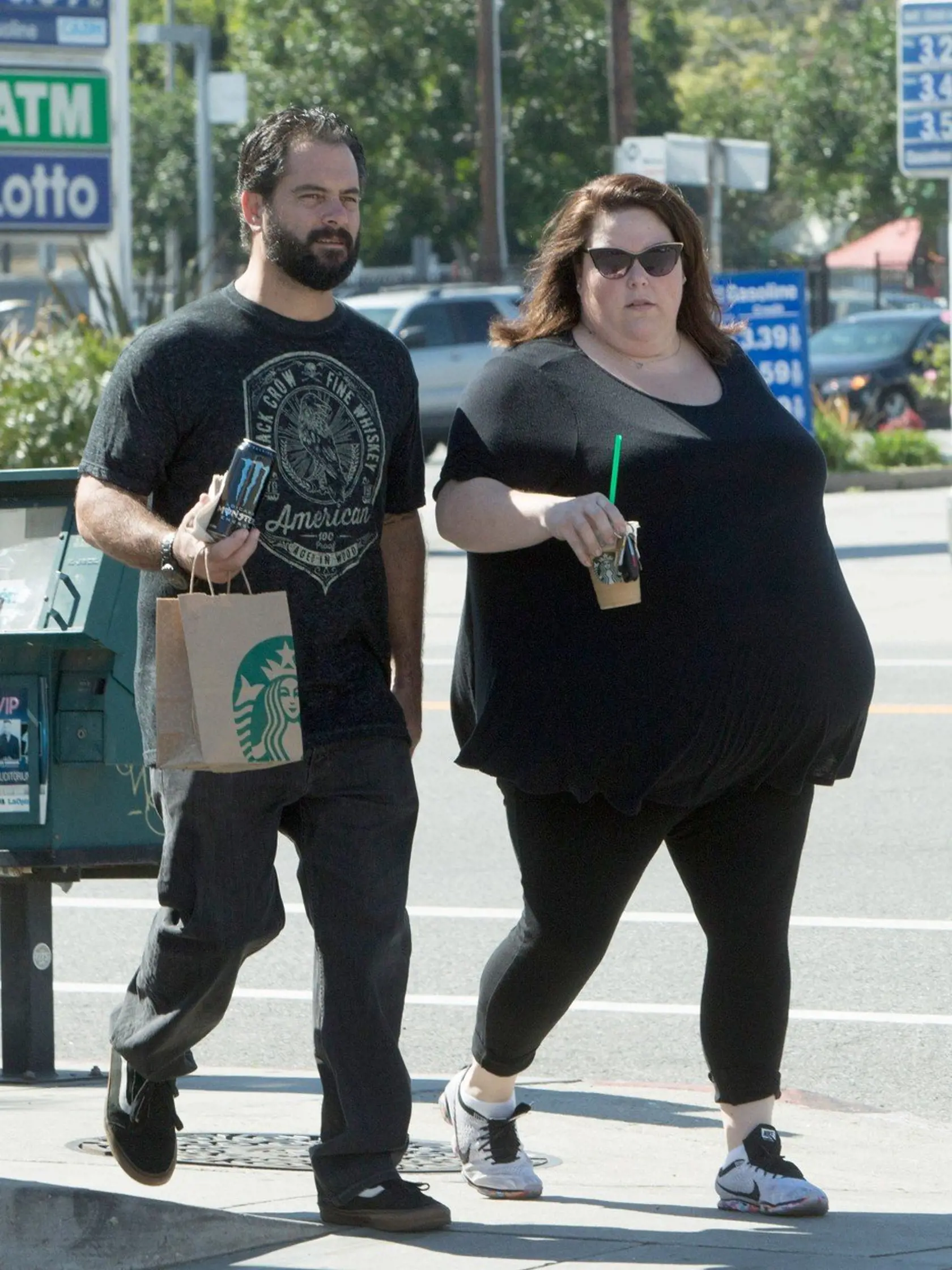 Exclusive... 52315820 Actress Chrissy Metz was seen grabbing Starbucks with boyfriend Josh Stancil during a Valentine's Day outing in Los Angeles, California on February 14, 2017. The two of them later headed to a resort in Palos Verdes to spend the night. ***NO INTERNET USE W/O PRIOR AGREEMENT - CALL FOR PRICING***, Image: 321082431, License: Rights-managed, Restrictions: , Model Release: no, Credit line: Profimedia, FameFlynet USA