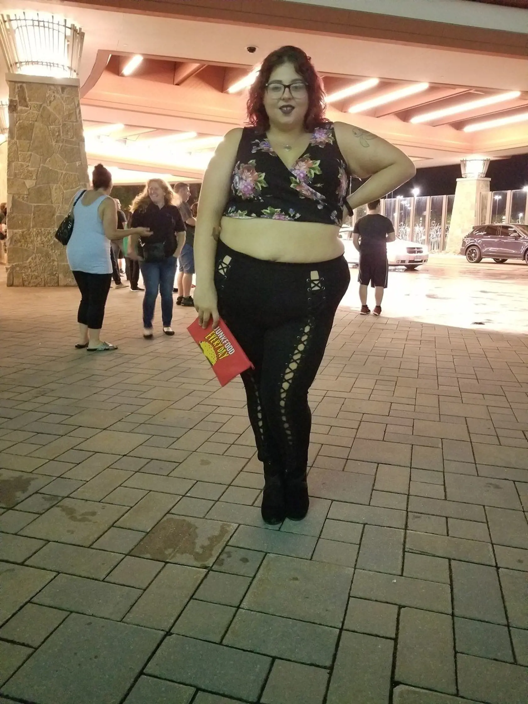 *** EXCLUSIVE - VIDEO AVAILABLE ***    UNSPECIFIED - UNDATED: Collect photo of Jewelz Mazzei wearing a crop top posing for a photo.    A PLUS-SIZE Model claims she has '99 problems, but being fat, ain't one.? Julianna Mazzei, AKA Jewelz is confident, humorous and sassy, and has no shame when it comes to posing with little clothing and talking to her thousands of social media followers about ?fat problems.? The 25-year-old from Toronto, Canada told Barcroft TV: ?I feel sexy in my body and I feel 
