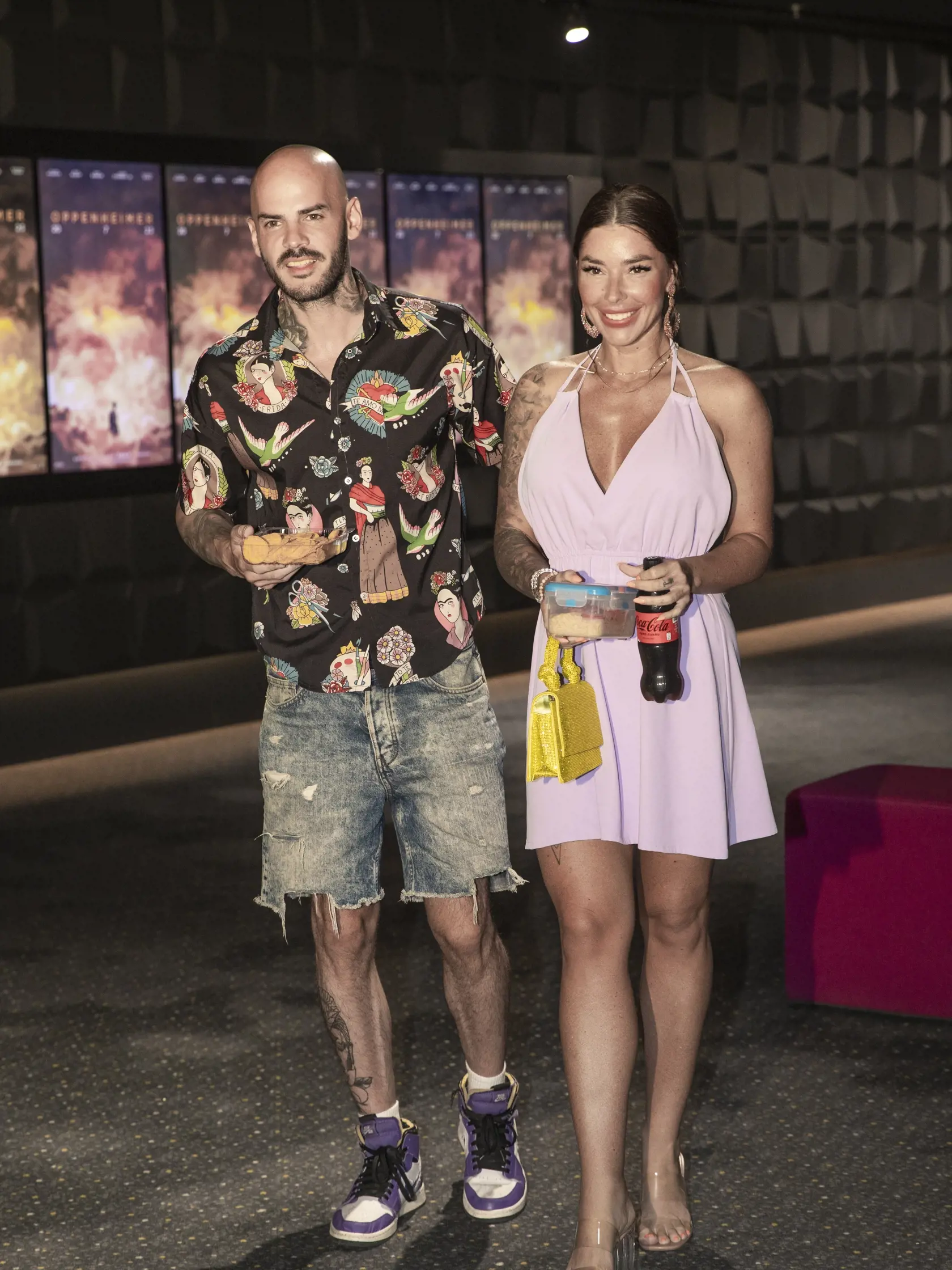 Premiéra filmu Oppenheimer. Majself s manželkou Júliou.