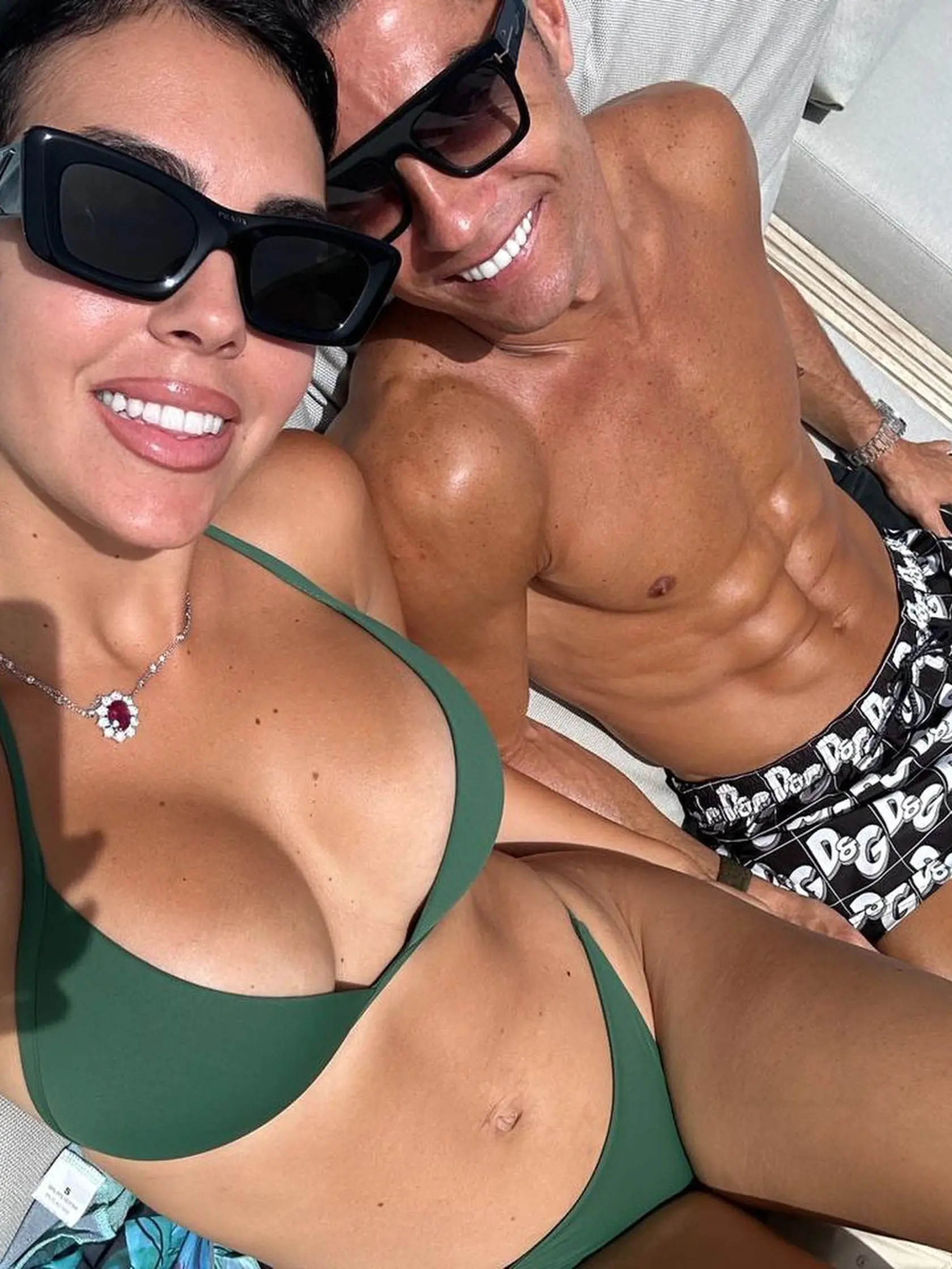 Cristiano Ronaldo s manželkou