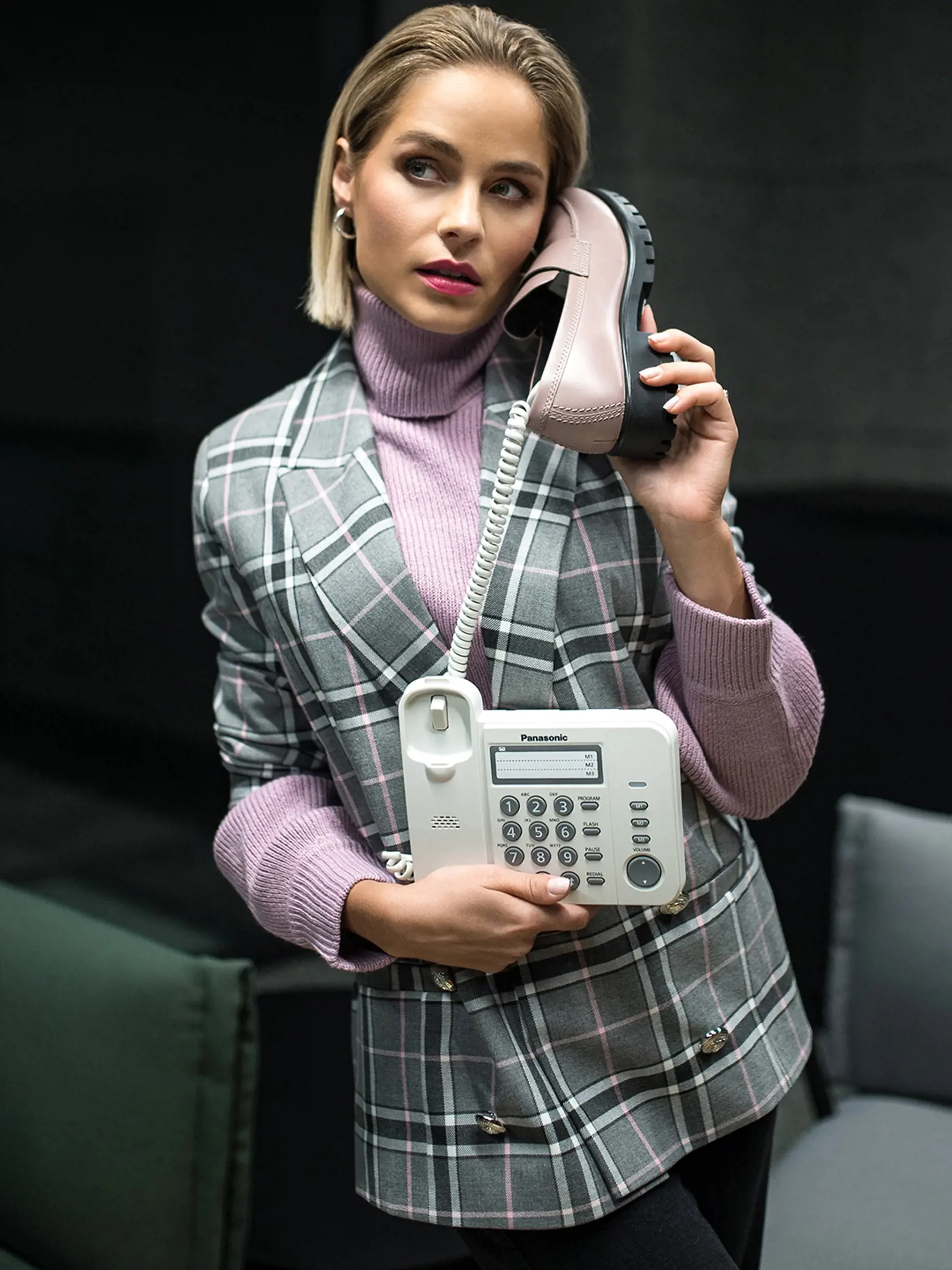 Krásna Ivana Gáborík s topánkami od značky ECCO.