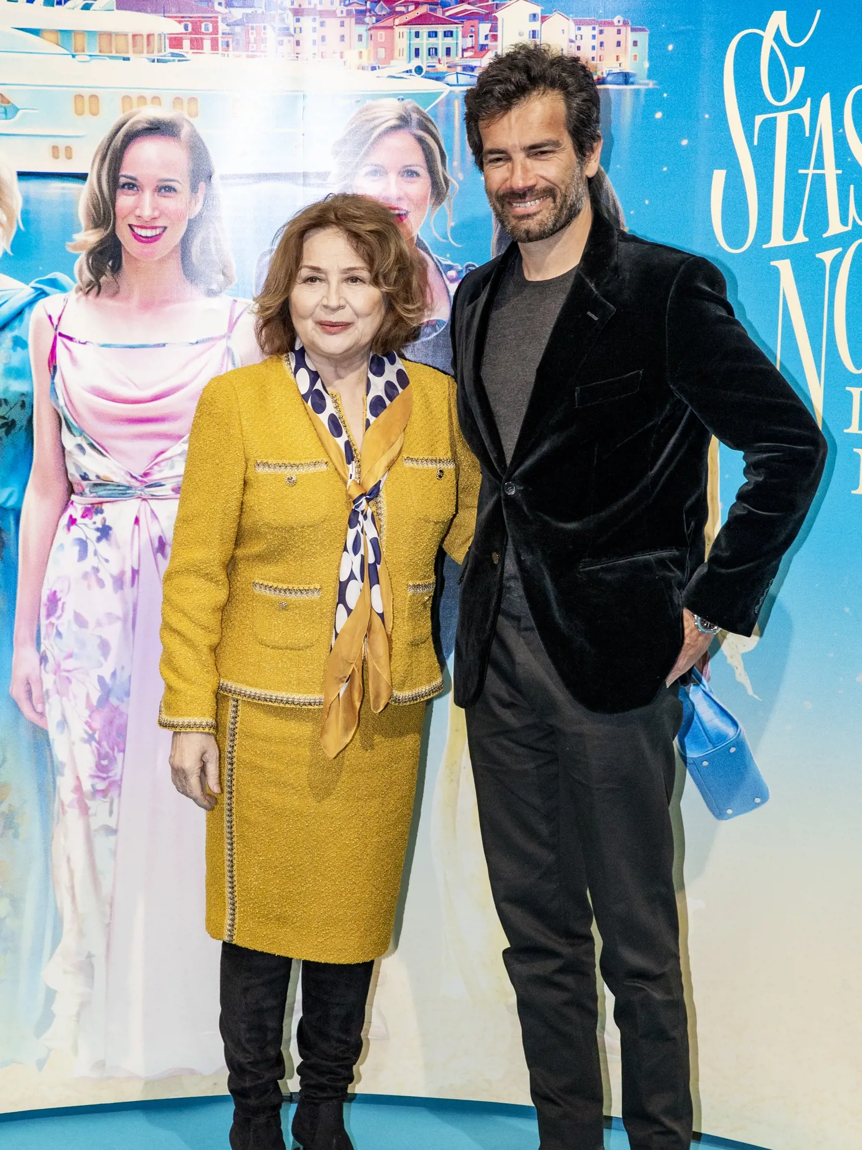 Premiera nového filmu “Šťastný nový rok 2”. Na snímke je Emília Vášáryová a Marco Bonini. 