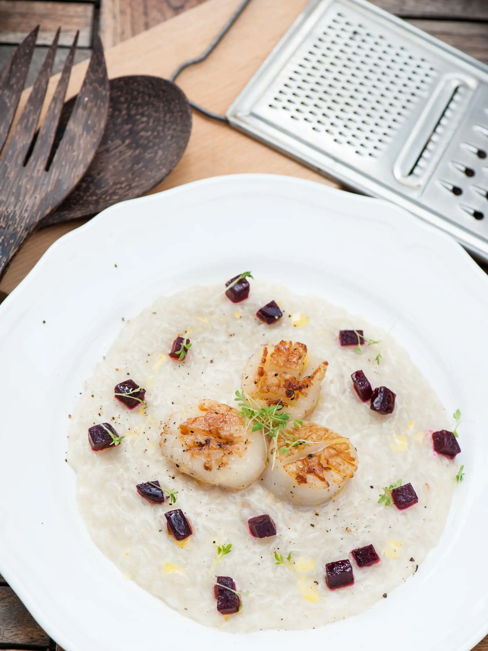 Risotto champagne.