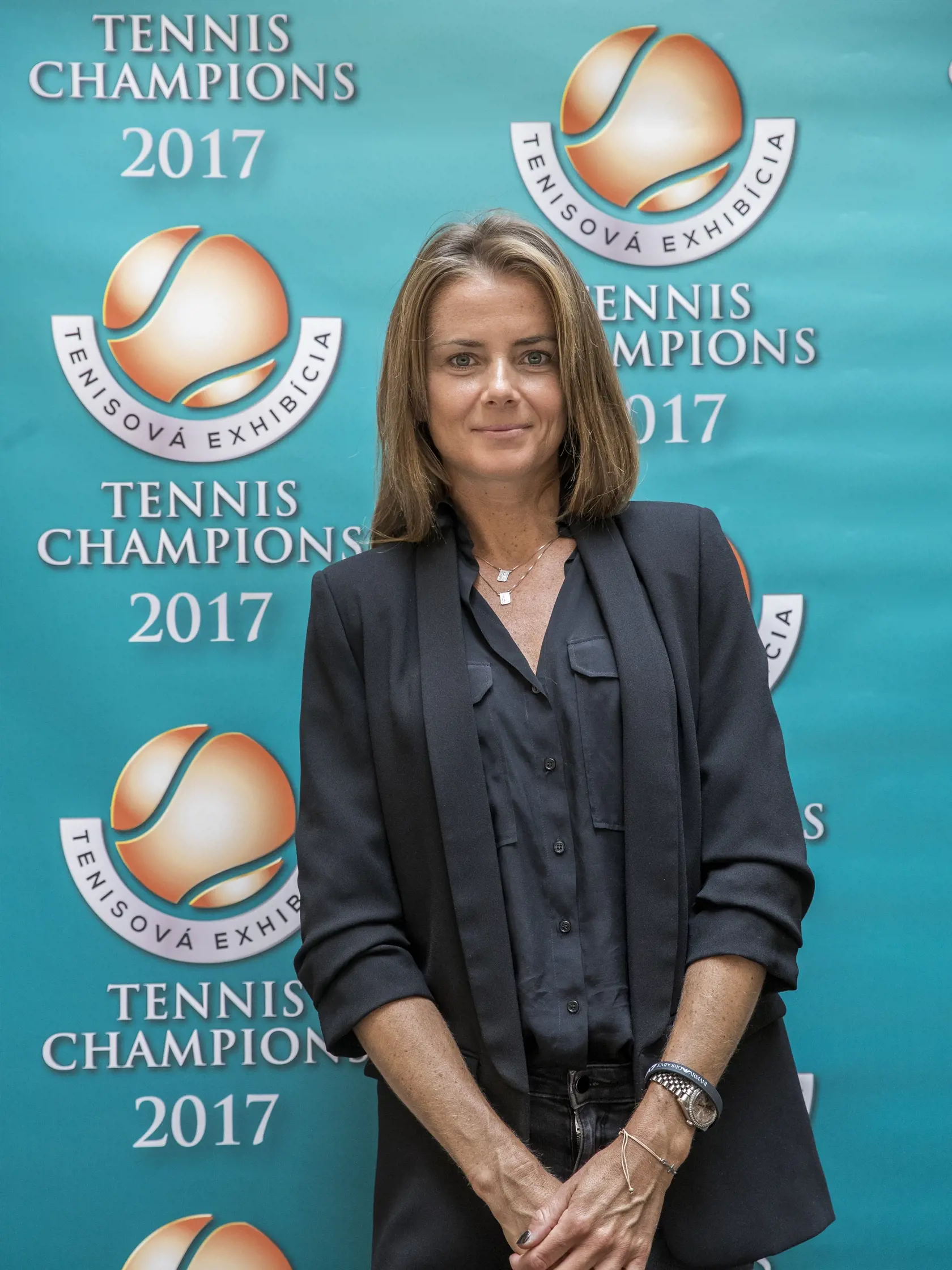 Na snimke byvala slovenska tenistka Daniela Hantuchova pocas tlacovej konferencie exhibicneho podujatia Tennis Champions 2017.