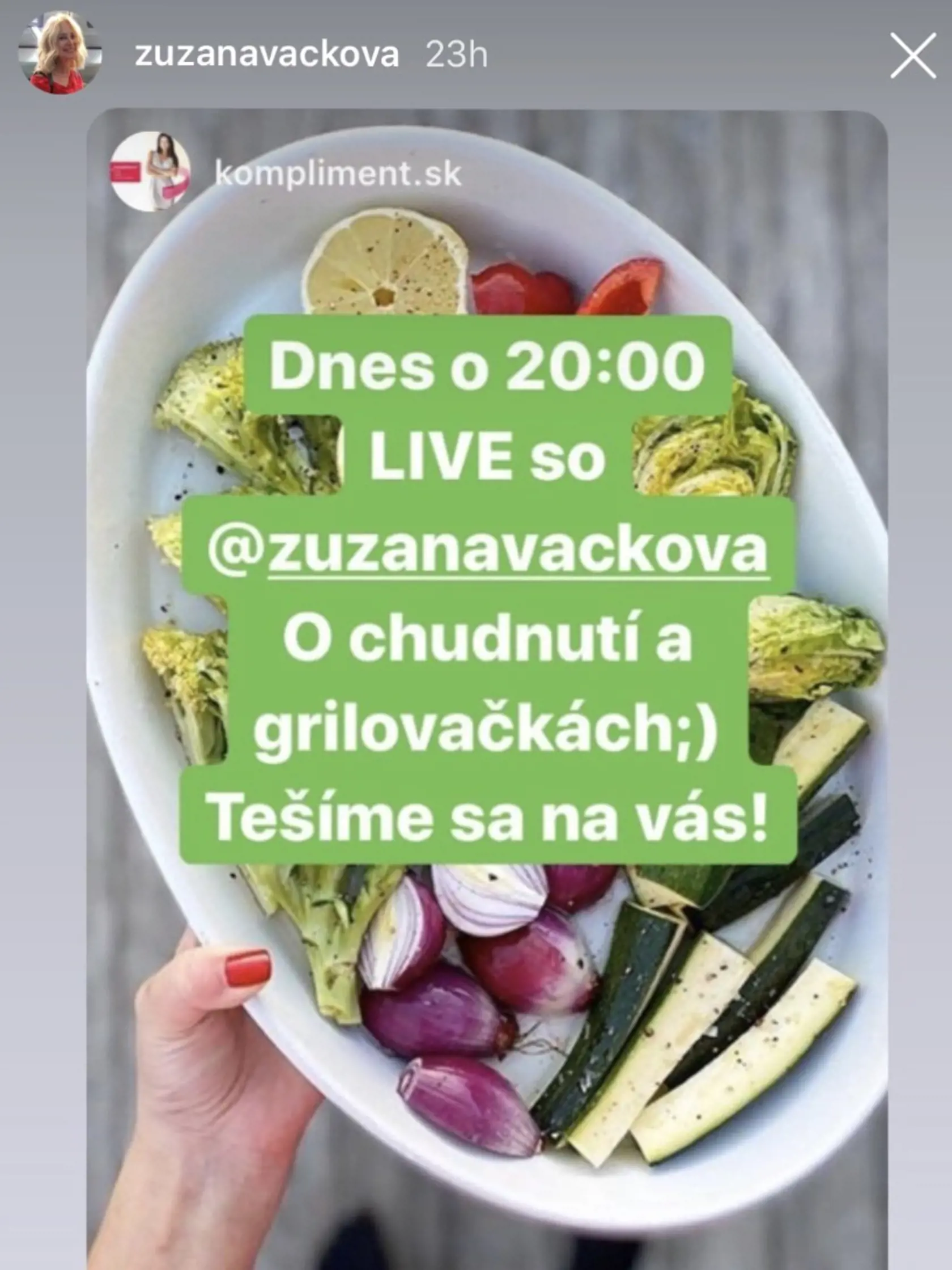 Pred letom chce zhodit pár kíl, preto sa vrhla na zdravé stravovanie.