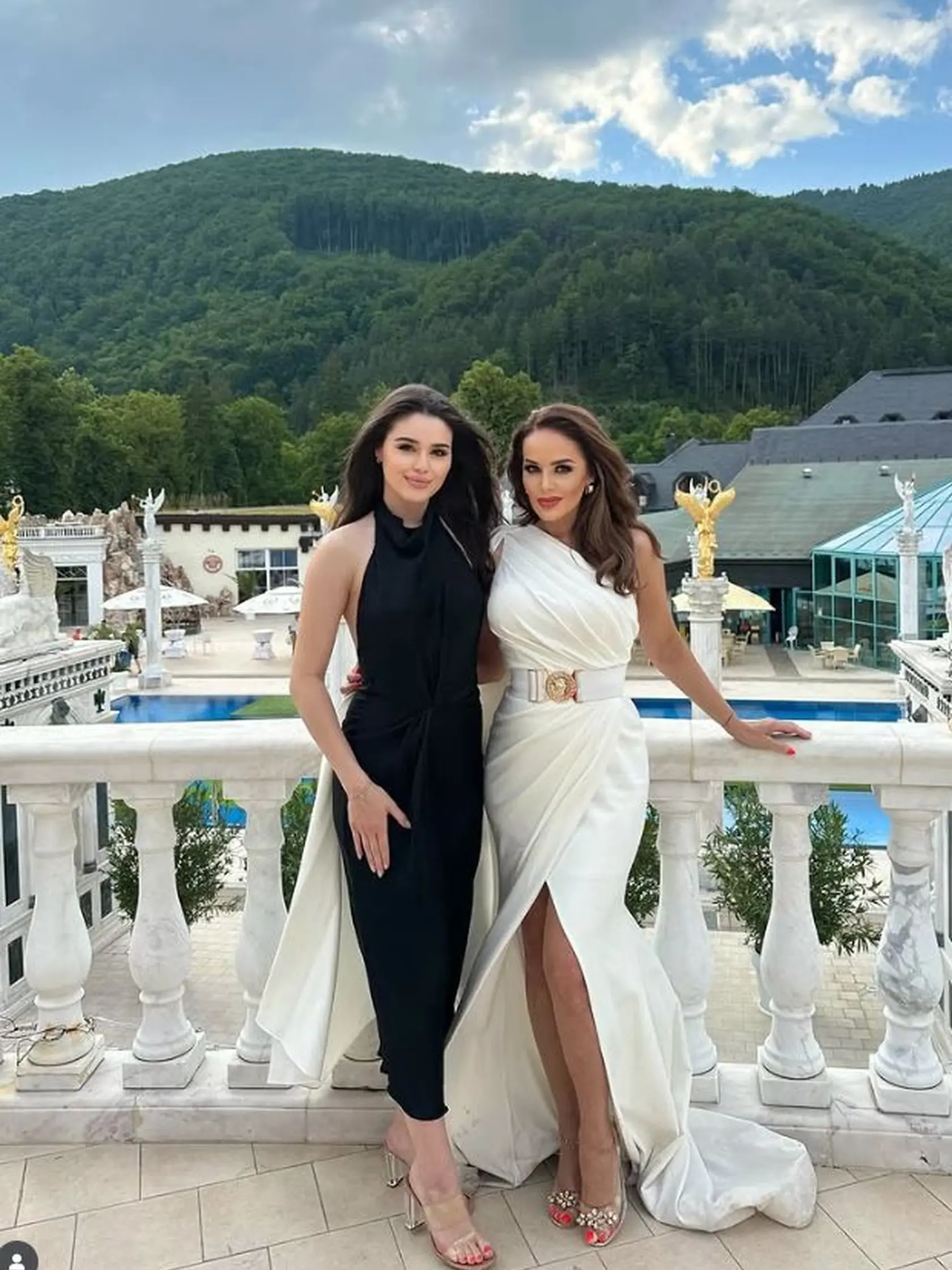 Karin Haydu s dcérou v Rajeckých Tepliciach