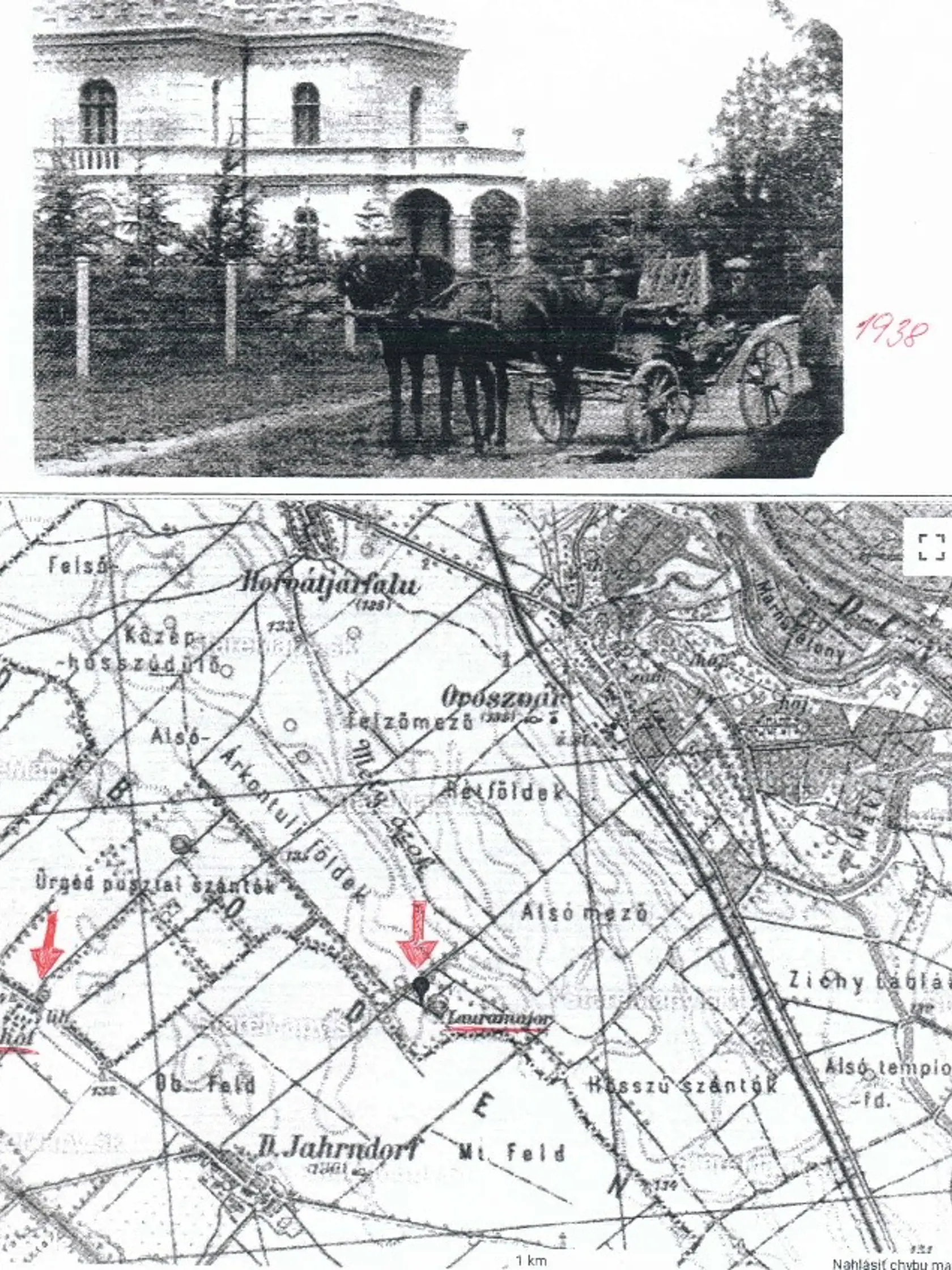 Historické fotografie tzv. malého Rusovského kaštieľa, ktoré sa zachovali, sú veľmi vzácne