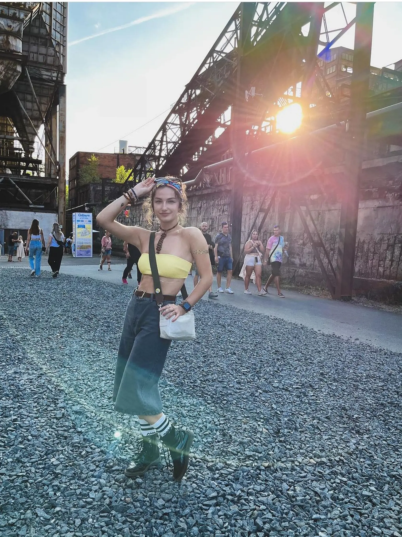 Petra Dubayová na festivale Colours of Ostrava predviedla viacero štýlových outfitov.