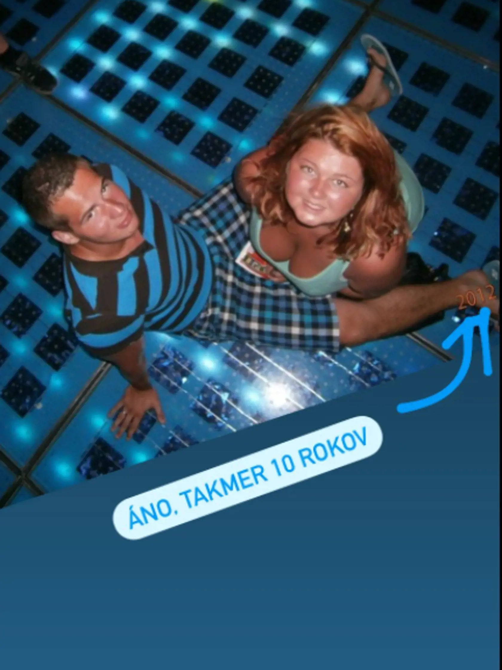 Evelyn a Fero Joke v roku 2012. Fotkou sa pochválil sympatický komik. Spoznávate ich?