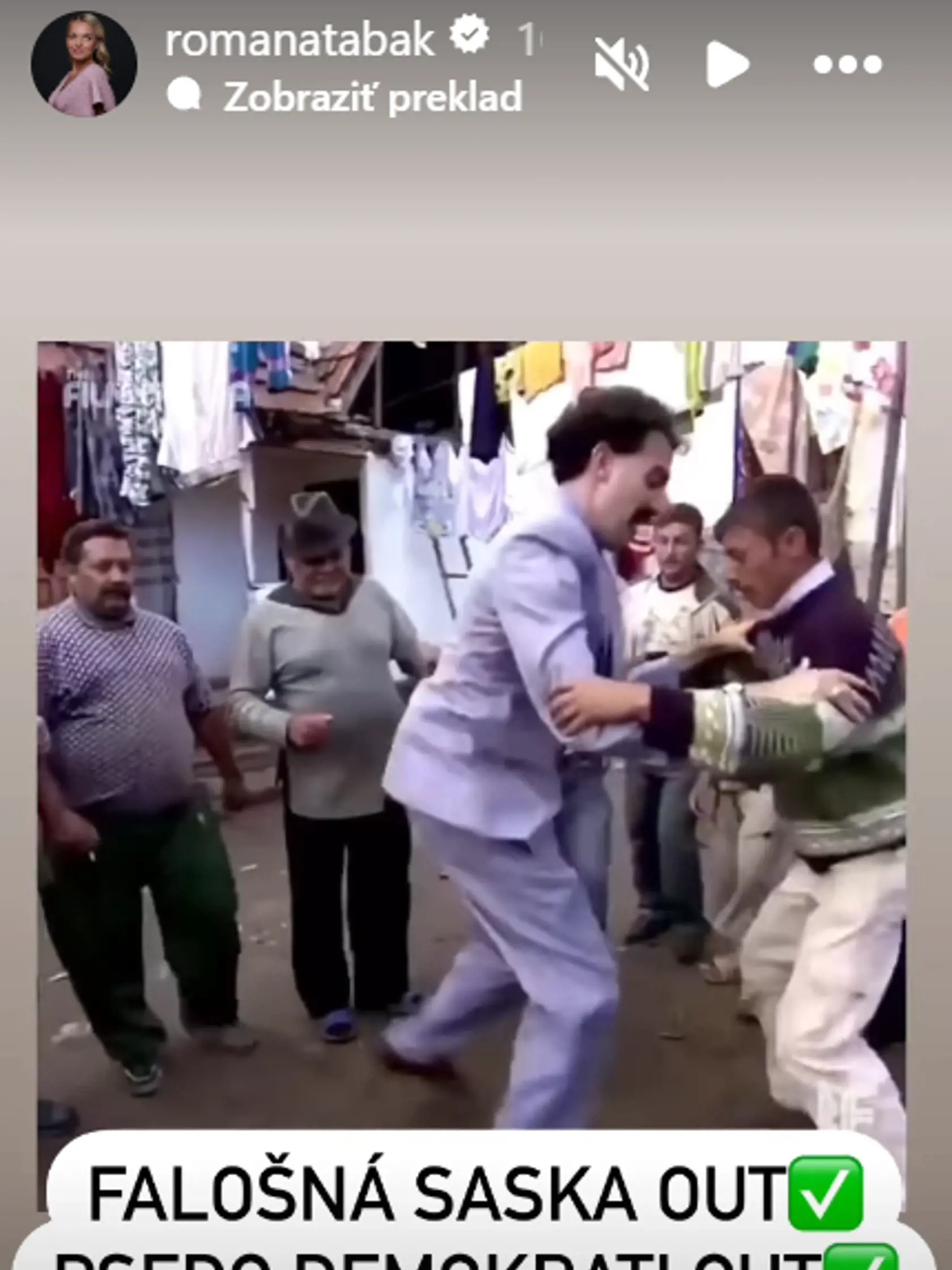 Kontroverzné a útočné statusy Romany Tabák.