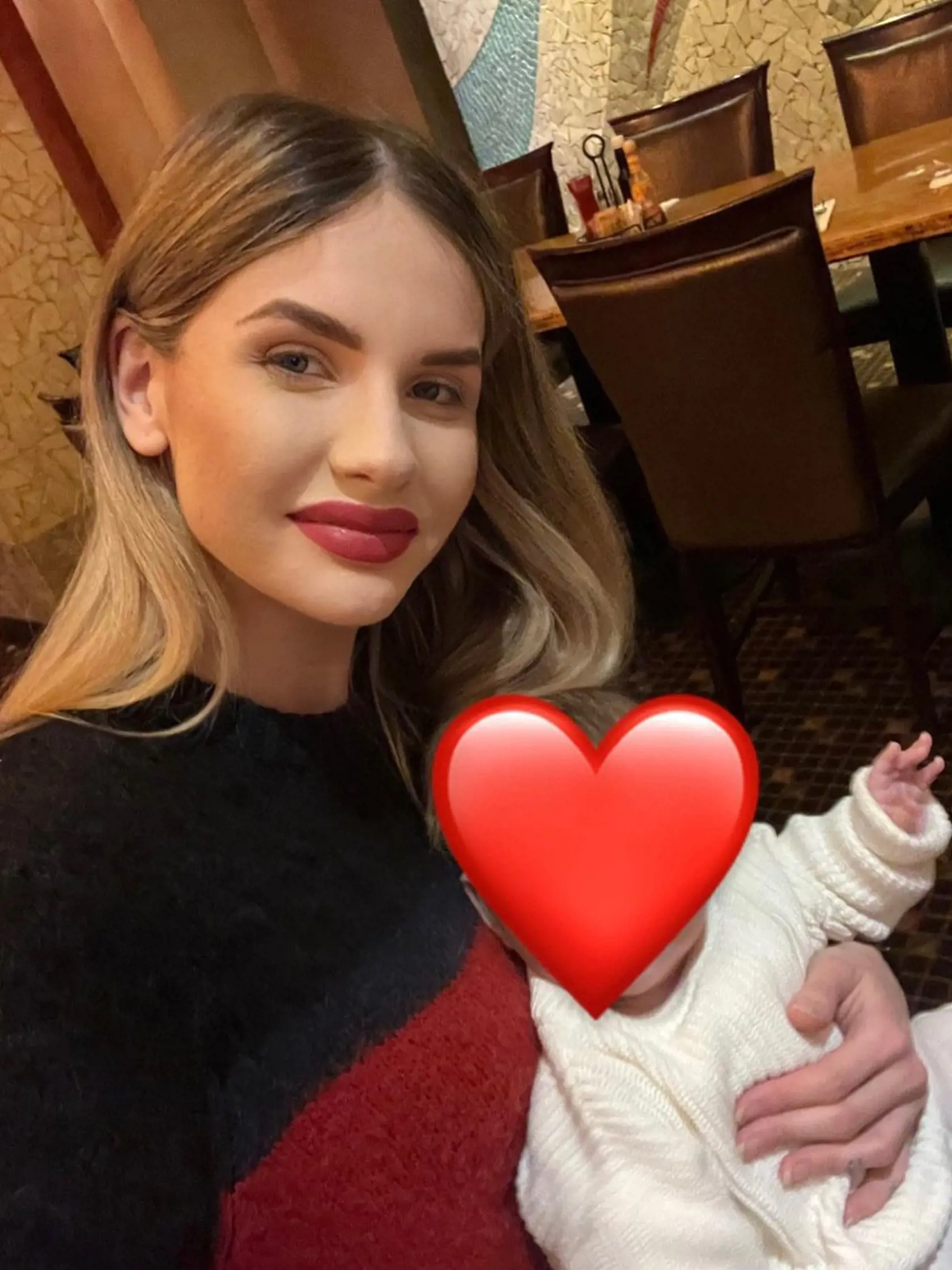 Broňa Gregušová s dcérkou