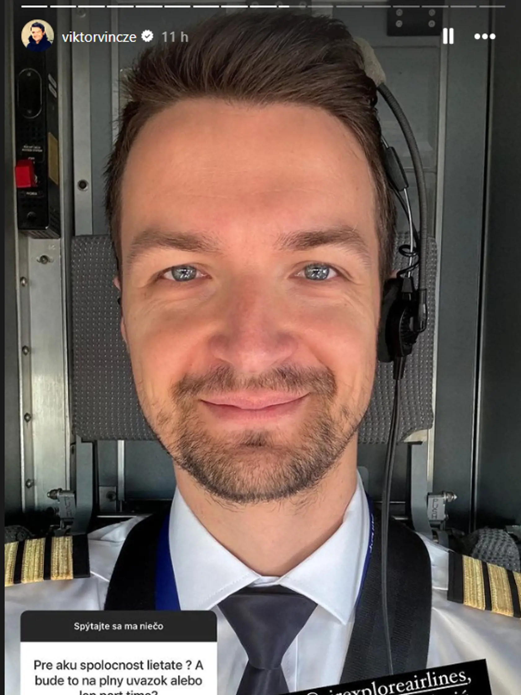 Viktor Vincze odpovedal aj na otázky ohľadom pilotovania.