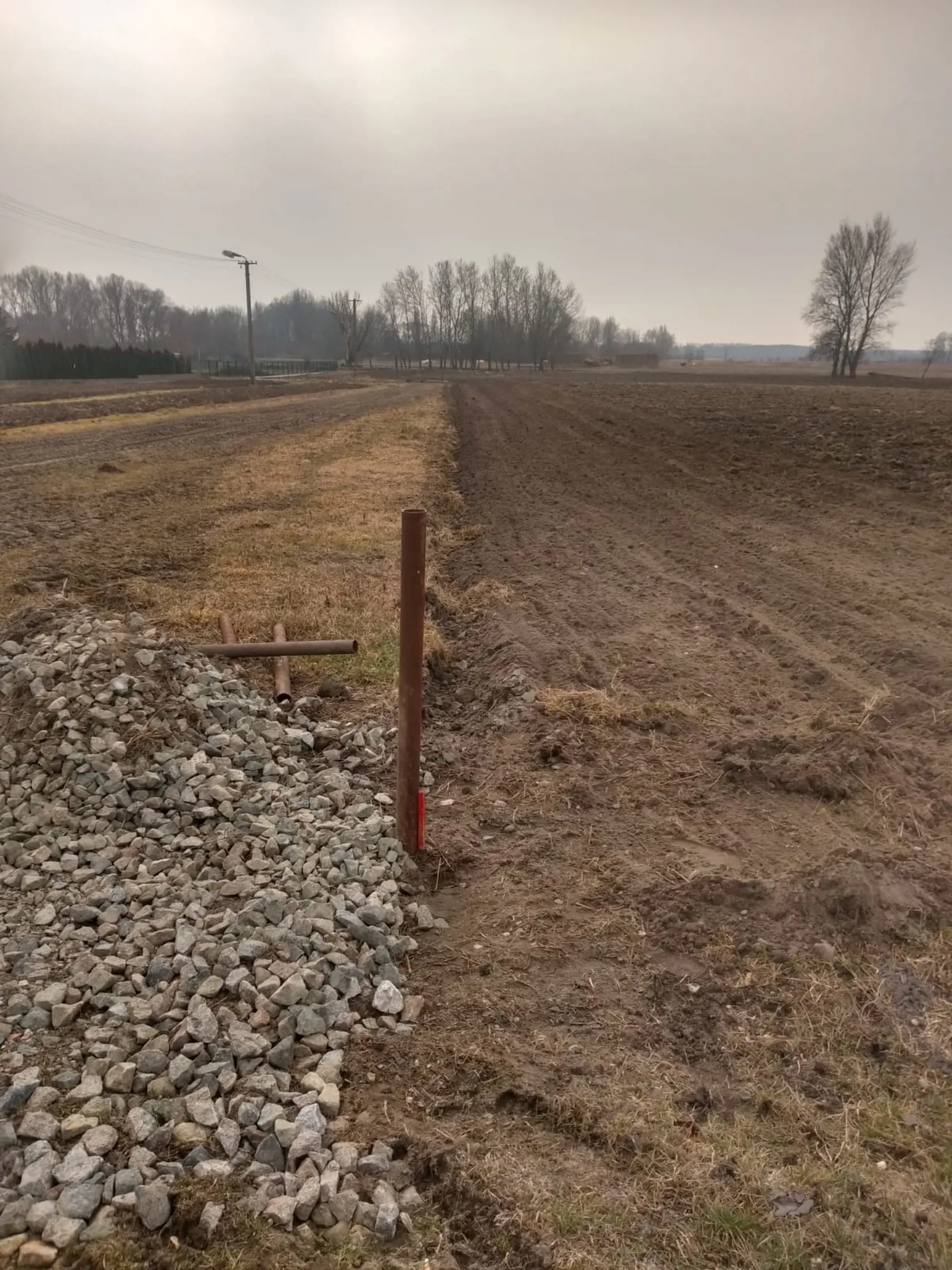 Pozemok, kde došlo k napadnutiu.