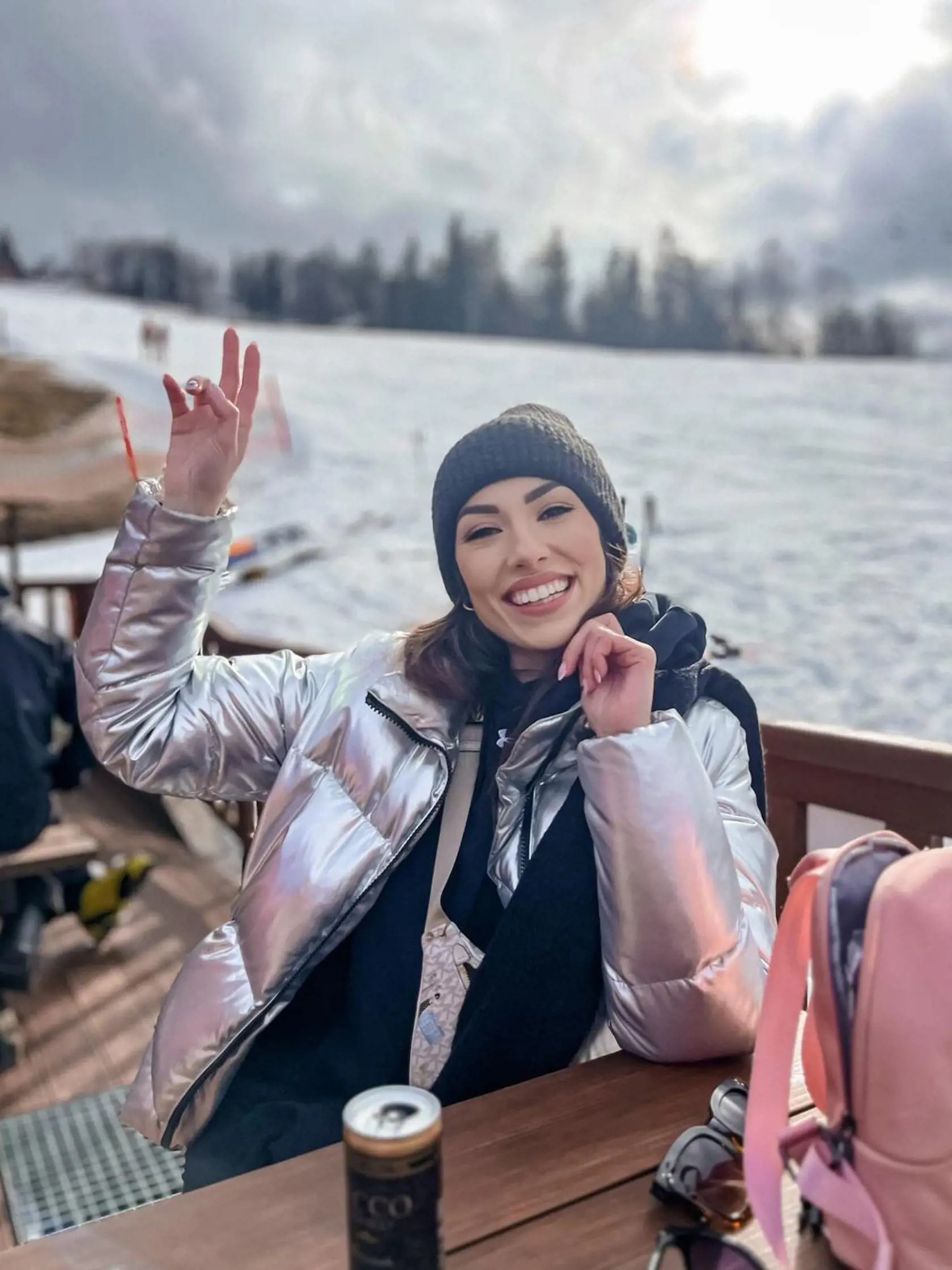 Daniela Zajíček Christová na výlete.