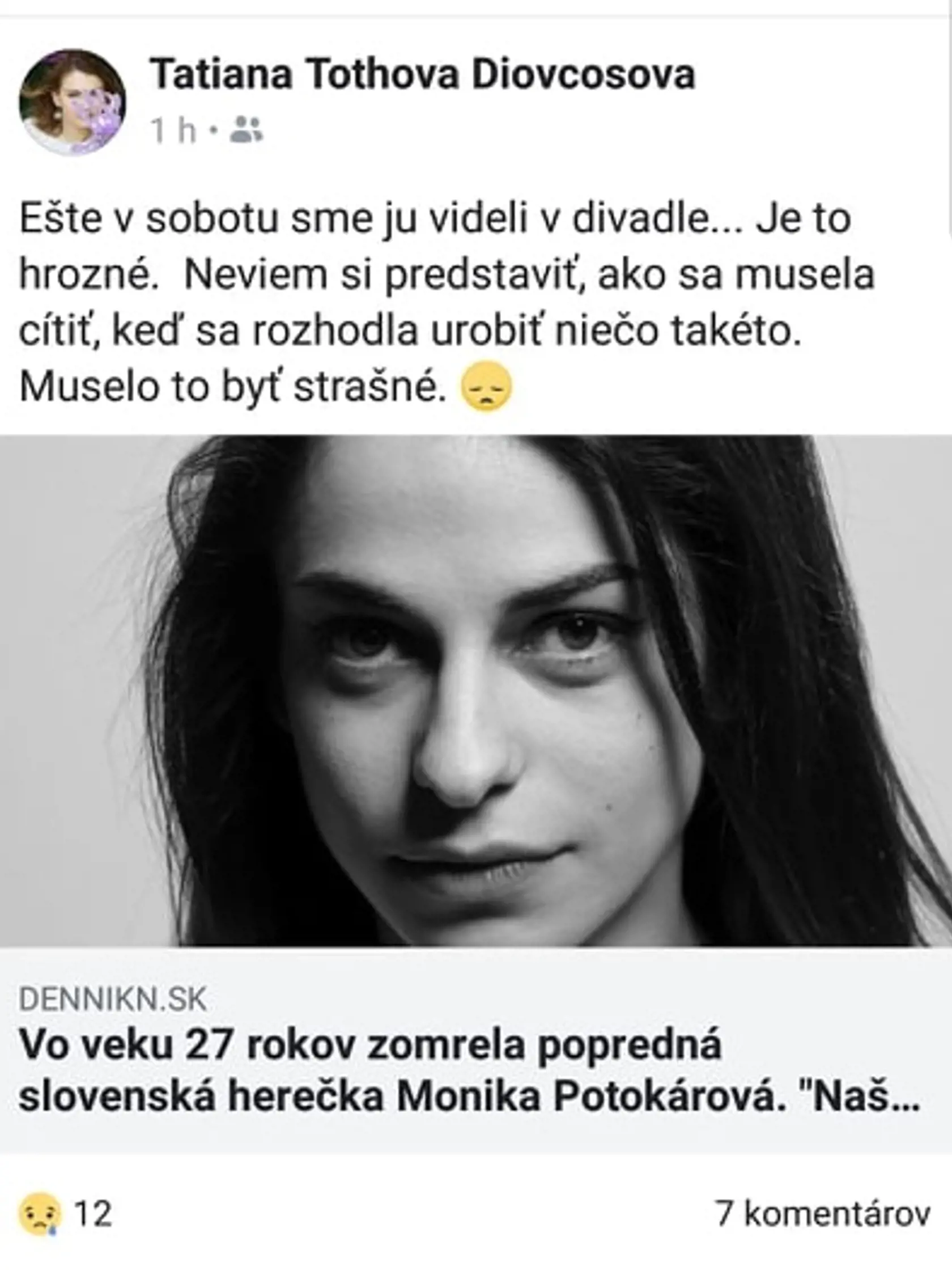 Známe tváre spomínali na zosnulú herečku