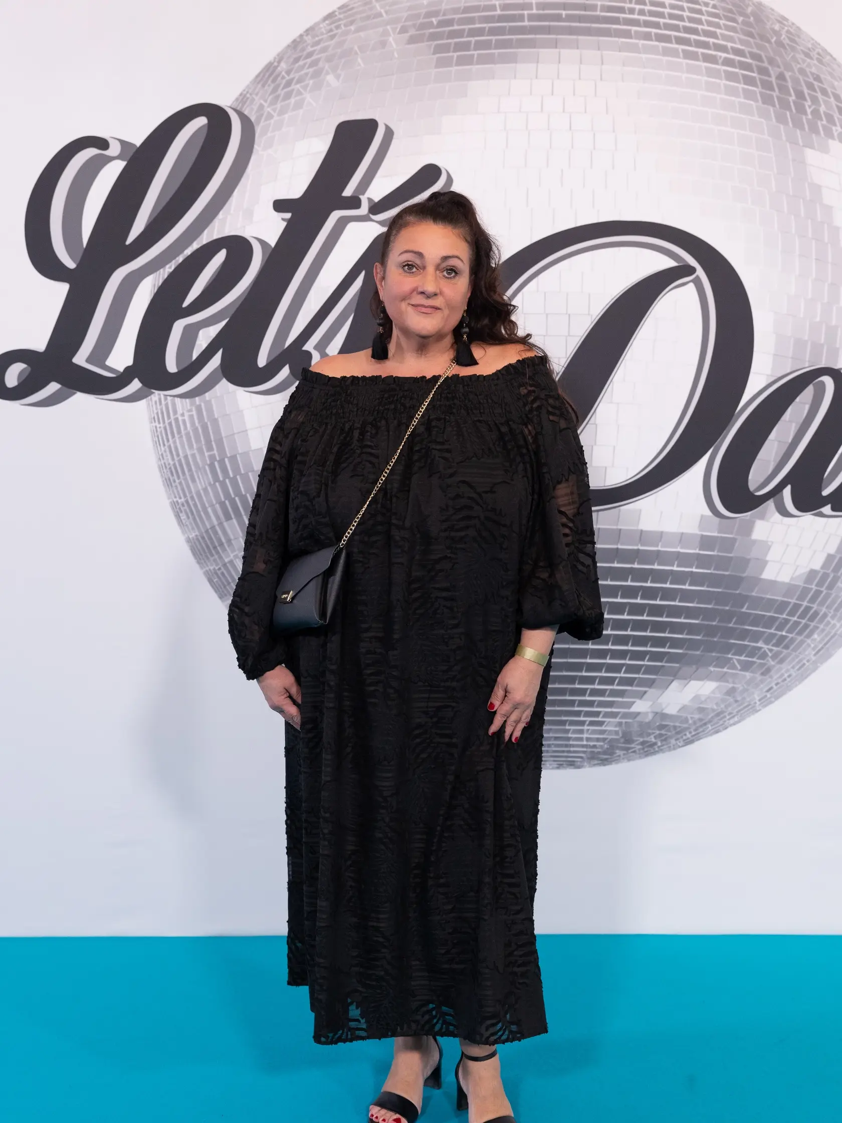 Na snímke  dcéra Karola Duchoňa Dana Miklášová počas šiesteho kola Let's dance 2025.