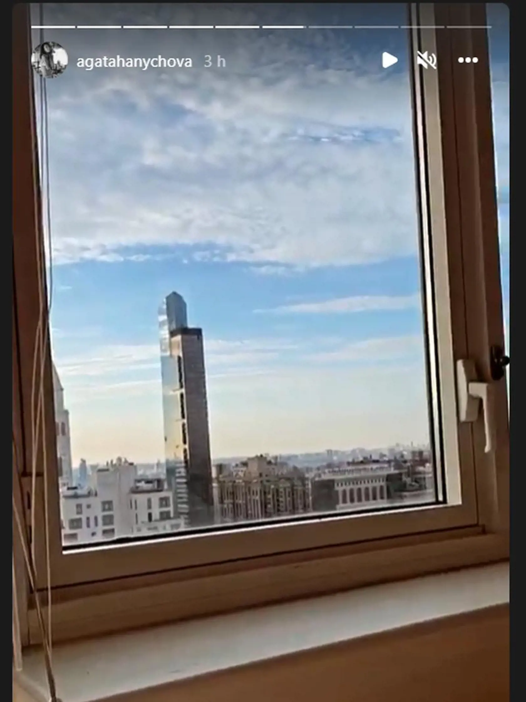 Agáta Hanychovása nezabudla pochváliť zábermi z New Yorku.