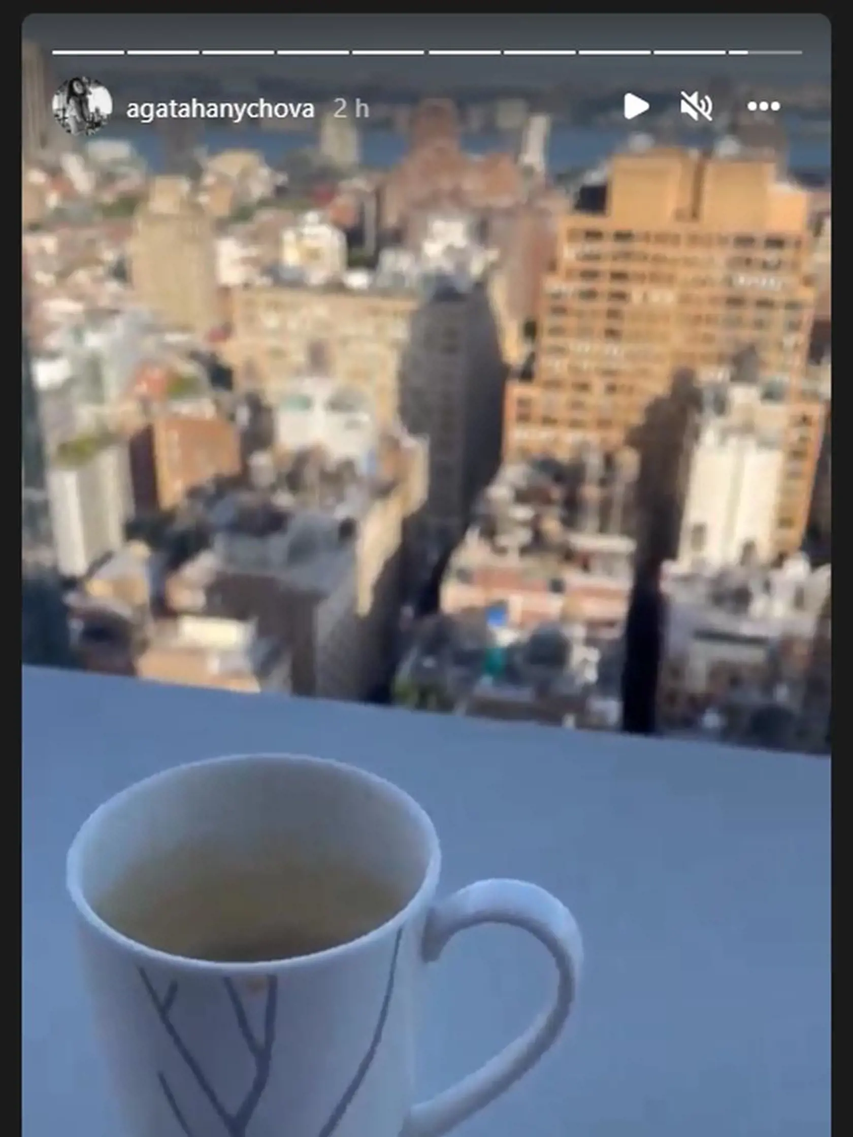 Agáta Hanychovása nezabudla pochváliť zábermi z New Yorku.