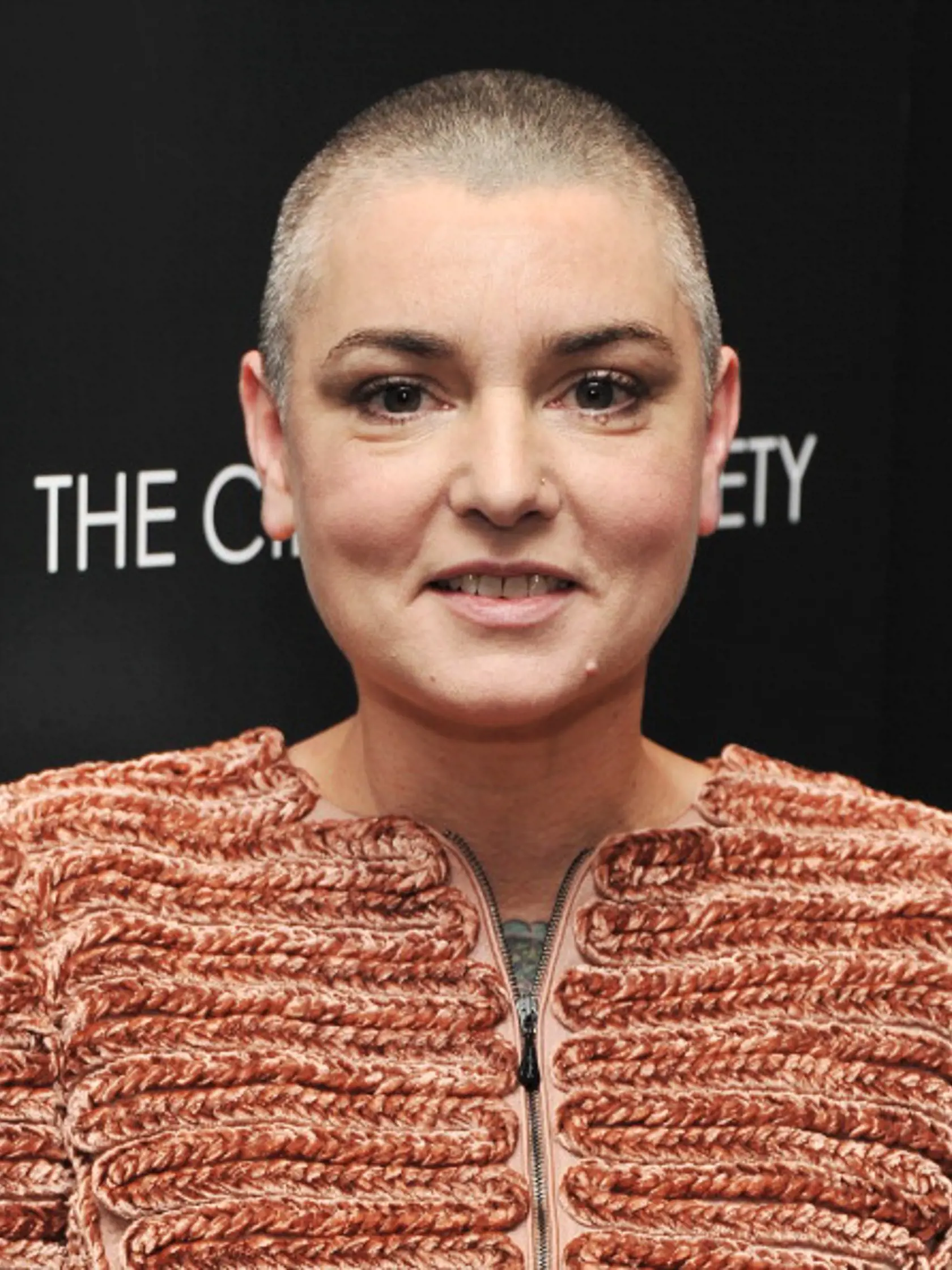 NEW YORK, NY - DECEMBER 13:  Singer Sinead O'Connor attends the Giorgio Armani & Cinema Society screening of "Albert Nobbs" at the Museum of Modern Art on December 13, 2011 in New York City.  (Photo by Stephen Lovekin/Getty Images)