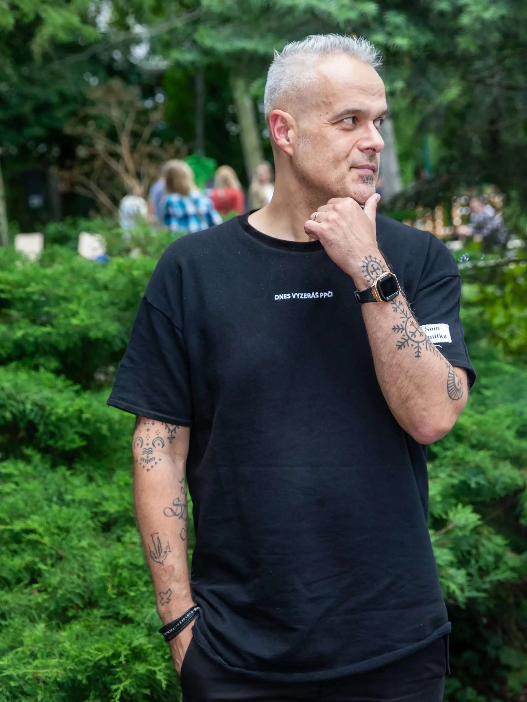 Veľká letná párty televízie JOJ. Na snímke je Jaroslav Slávik.