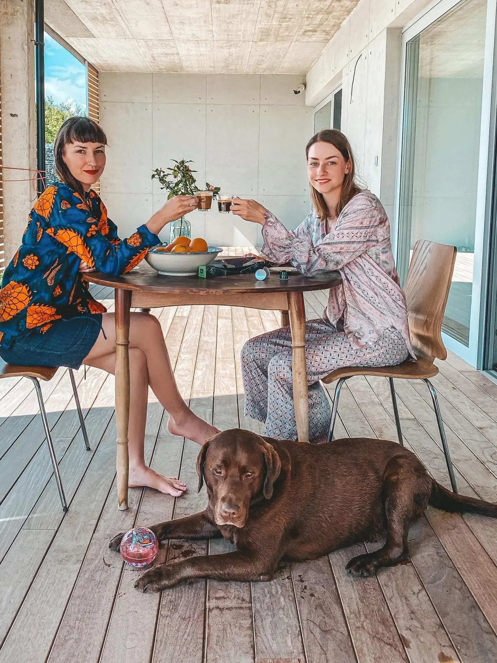 Krásna moderná terasa u svokrovcov Babsy Jagušák Heribanovej.
