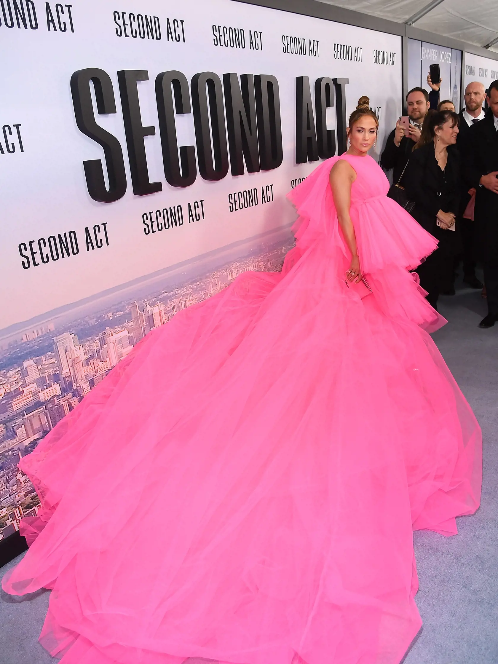 NEW YORK, NY - DECEMBER 12:  Jennifer Lopez and Alex Rodriguez attend the world premiere of "Second Act" at Regal Union Square Theatre, Stadium 14 on December 12, 2018 in New York City.  (Photo by Nicholas Hunt/Getty Images)