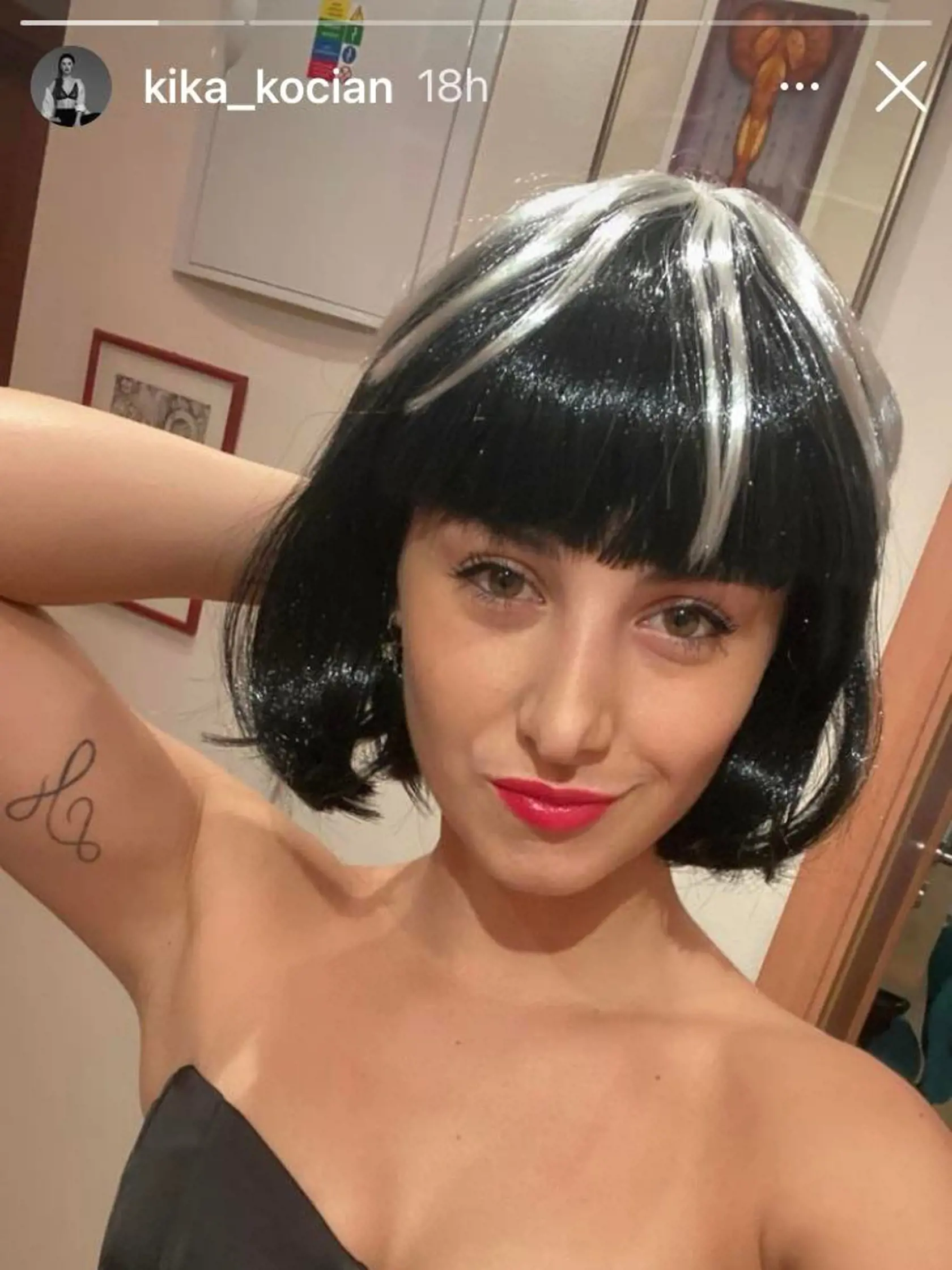 Halloween našich celebrít: Na snímke Kristína Kocian.