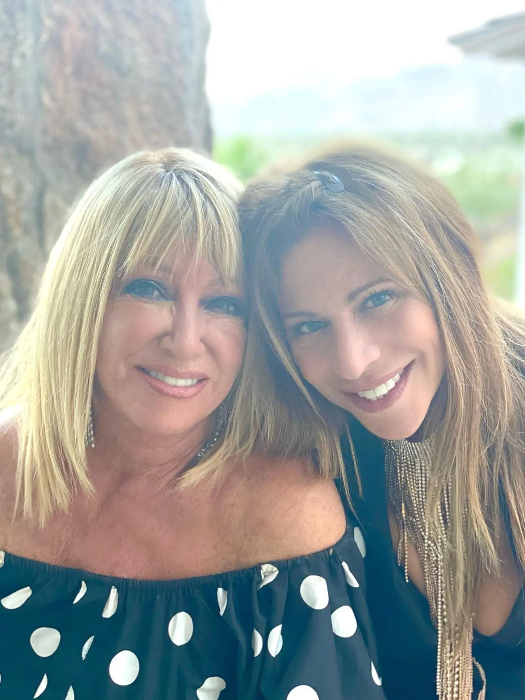 Suzanne Somers s Leslie, dcérou jej manžela.