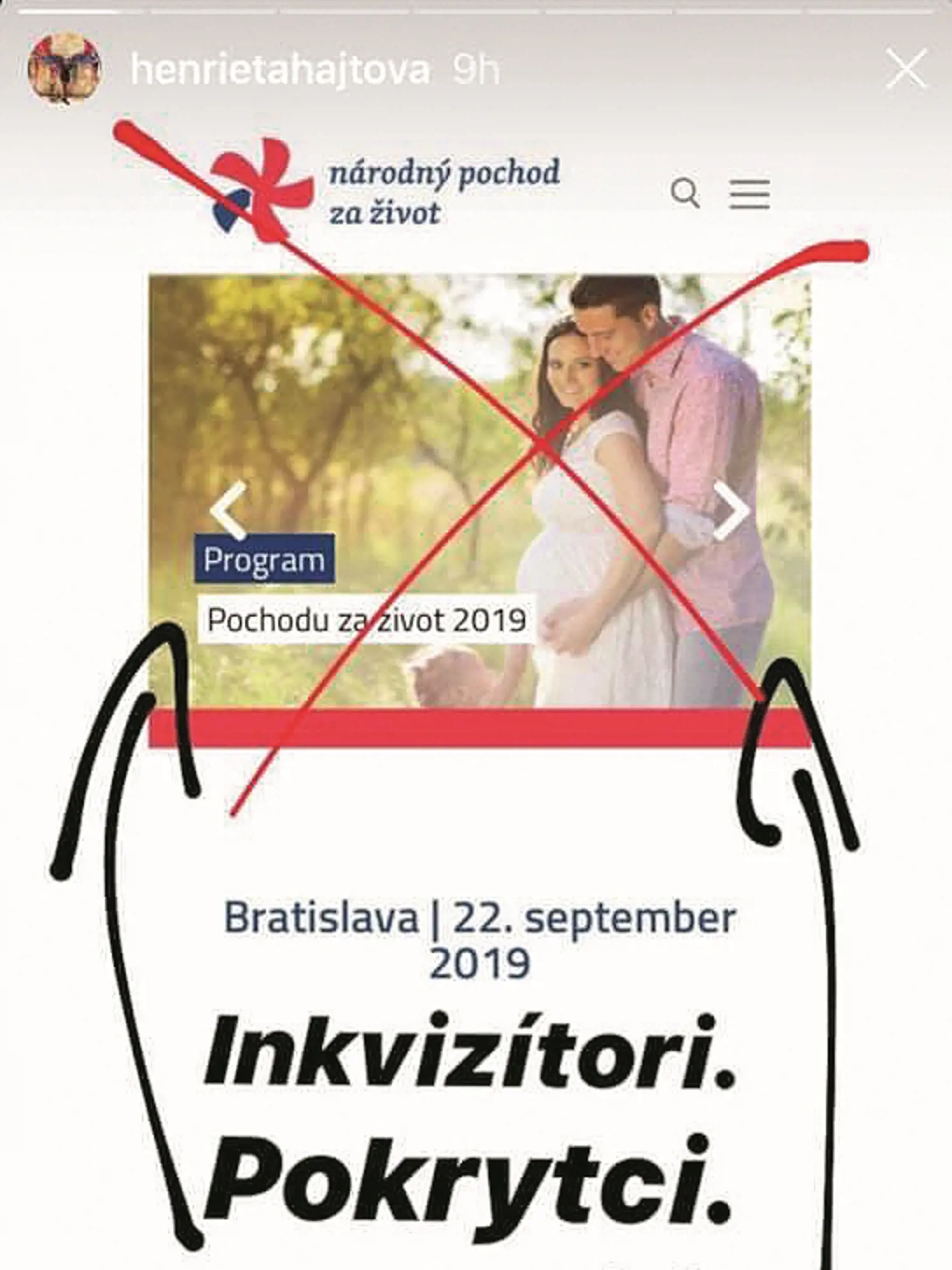 Hajtová si statusom o úchylákoch zavarila.