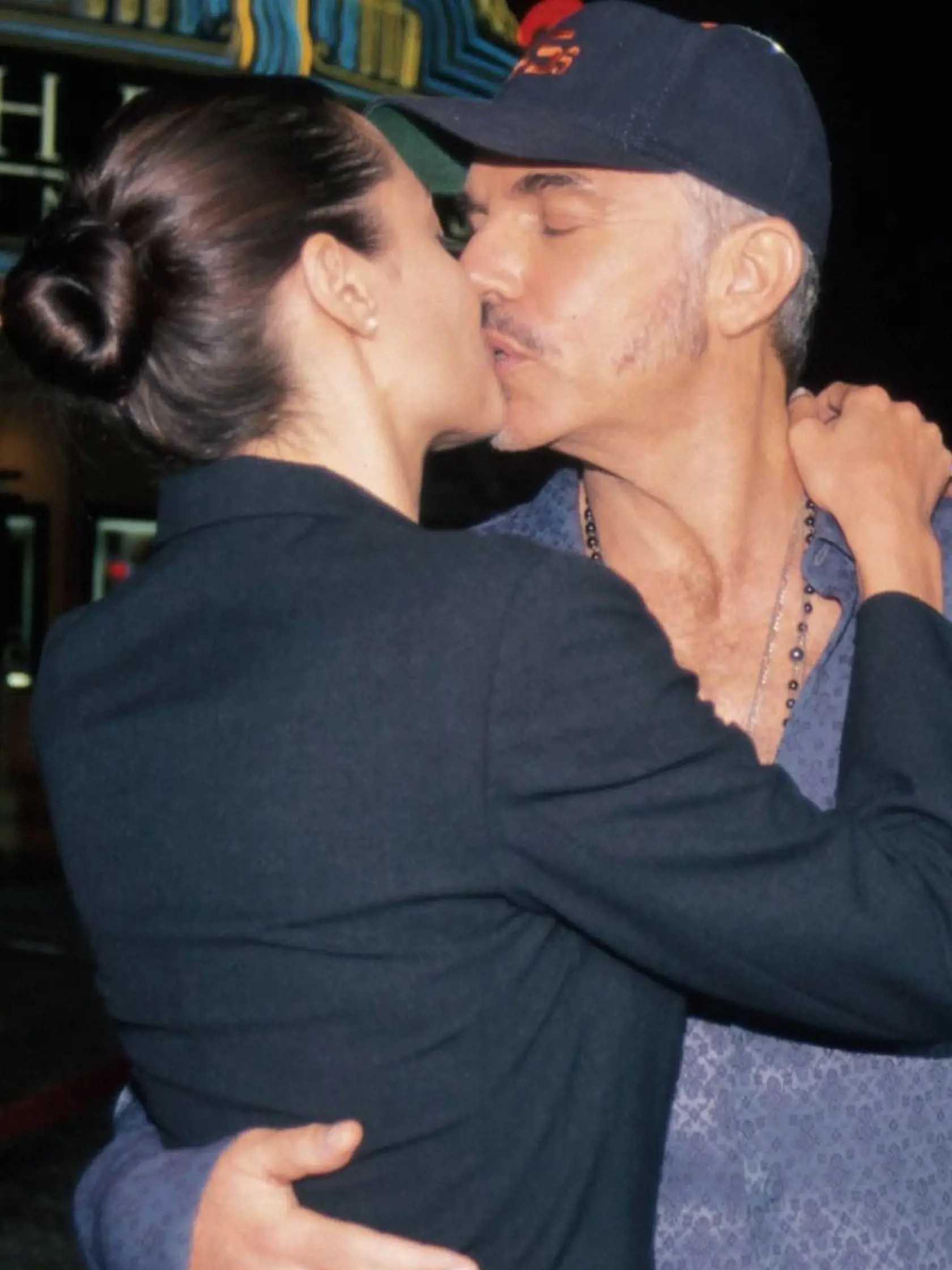 Angelina Jolie s druhým manželom Billym Bobom Thortnom,  ktorého krv nosila v ampulke na krku.