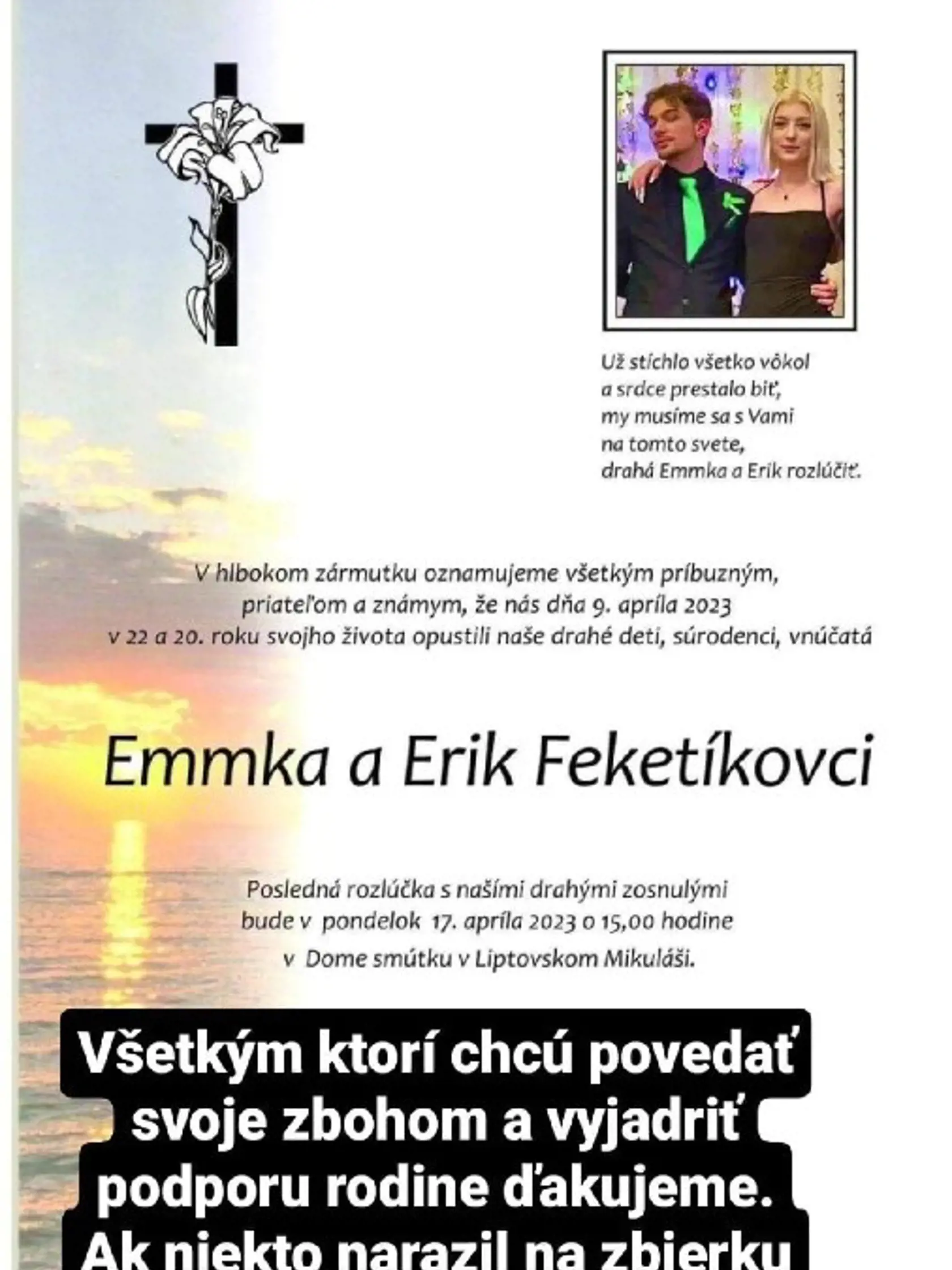 Kolegyne Emmky a Erika zorganizovali pre ich maminu, ktorá sa o deti starala sama, finančnú zbierku.