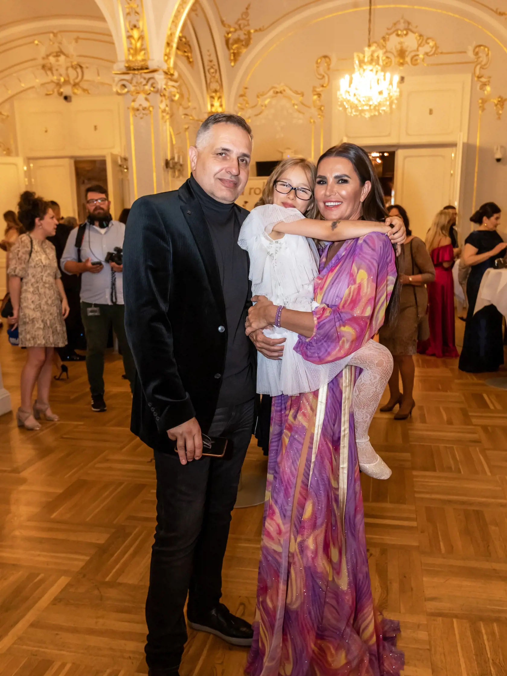 Pavol Chovanec a Silvia Lakatošová prišli spolu s dcérkou.