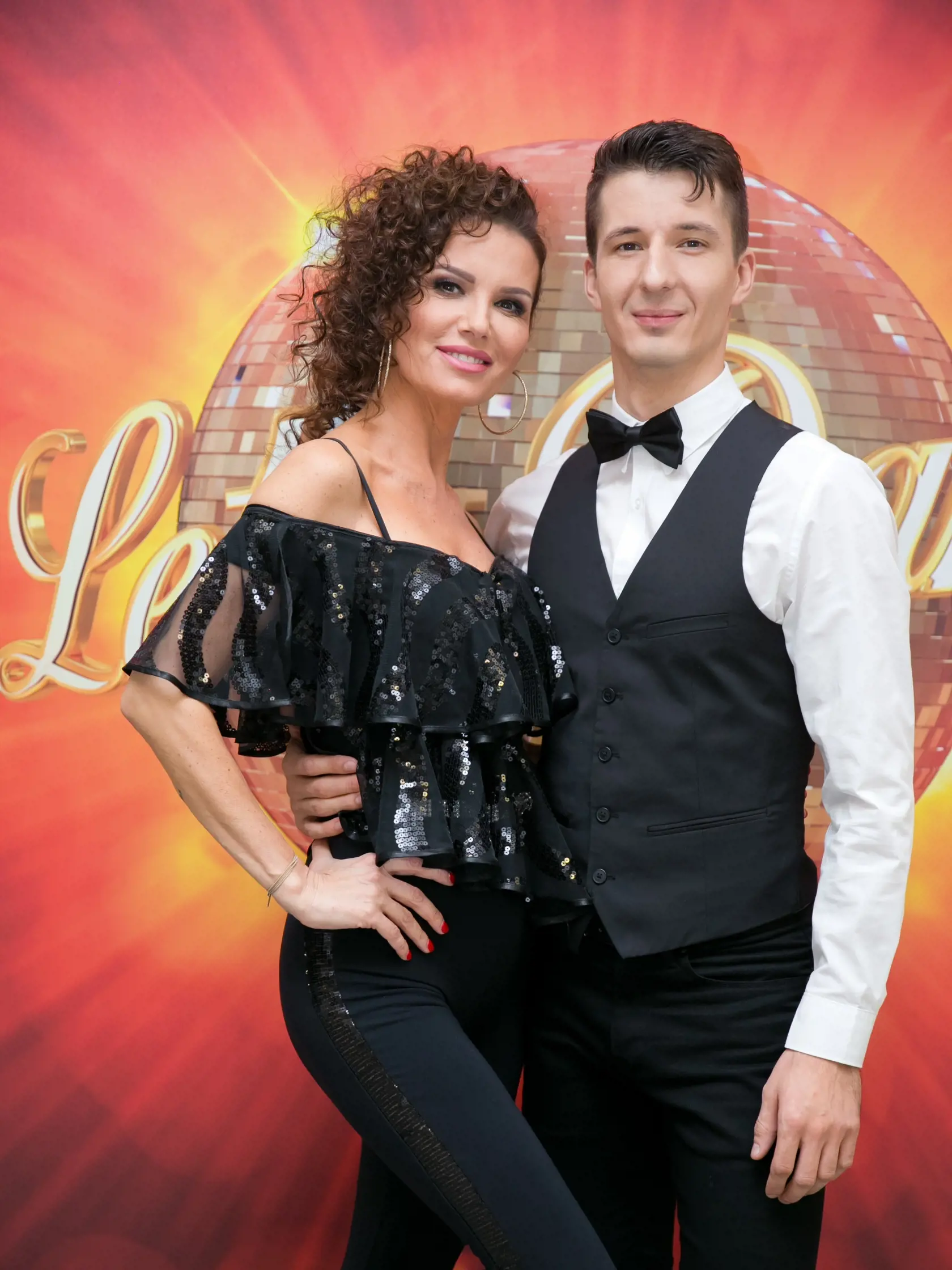 Lakatošová so svojím tanečným partnerom Davidom Schavelom.