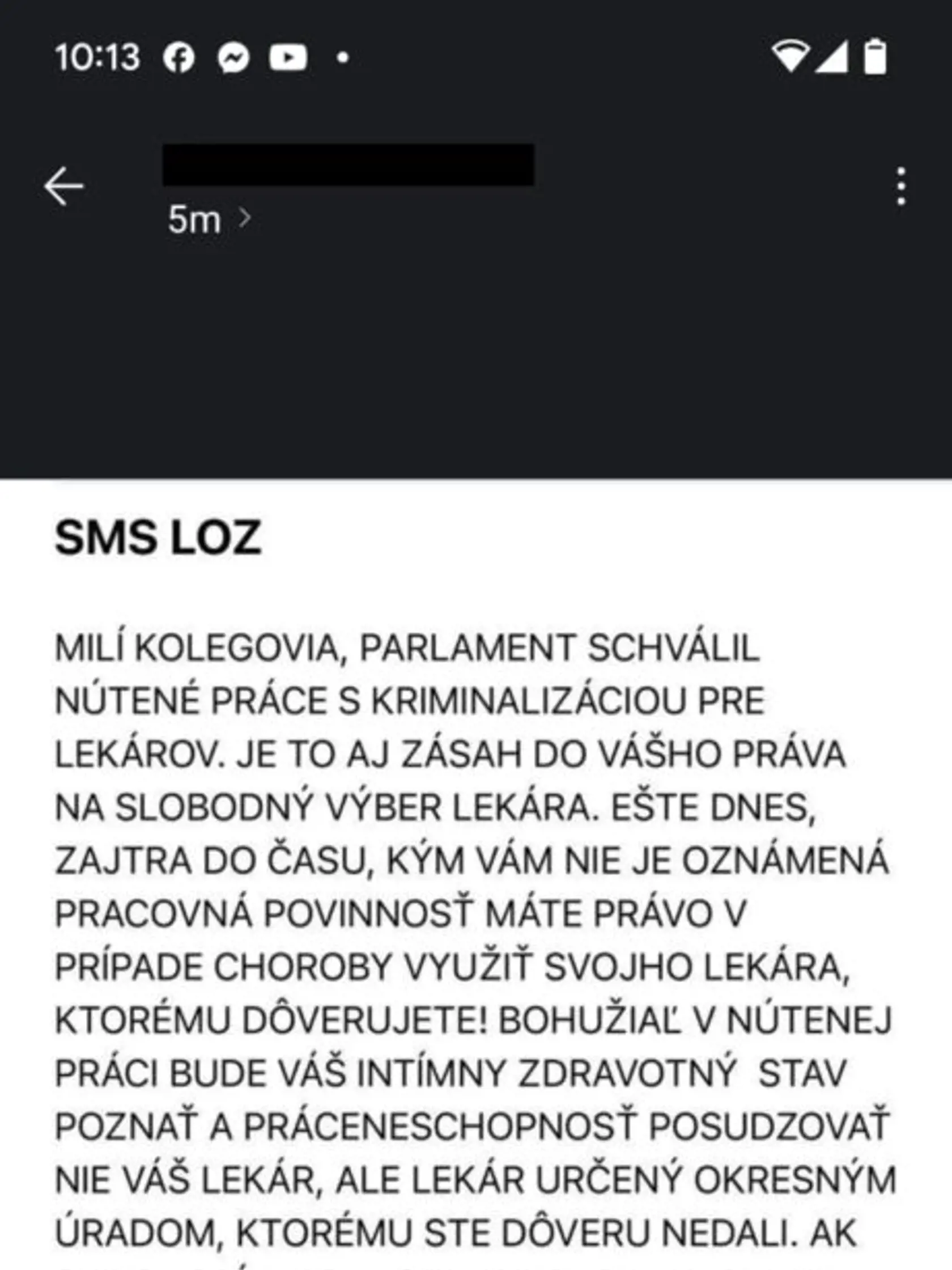 Celé znenie správy Lekárskeho odborového zväzu na čele s Petrom Visolajským, ktoré zväz hromadne rozposlal lekárom vo výpovediach a zverejnil ho portál medicina.trend.sk.